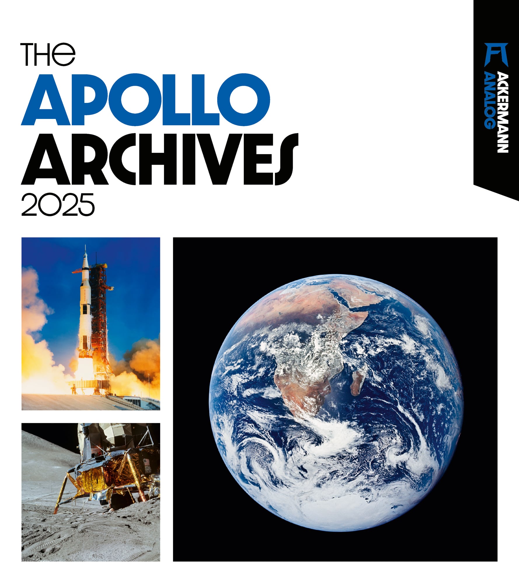 Ackermann Calendar The Apollo Archives 2025 - Cover Page