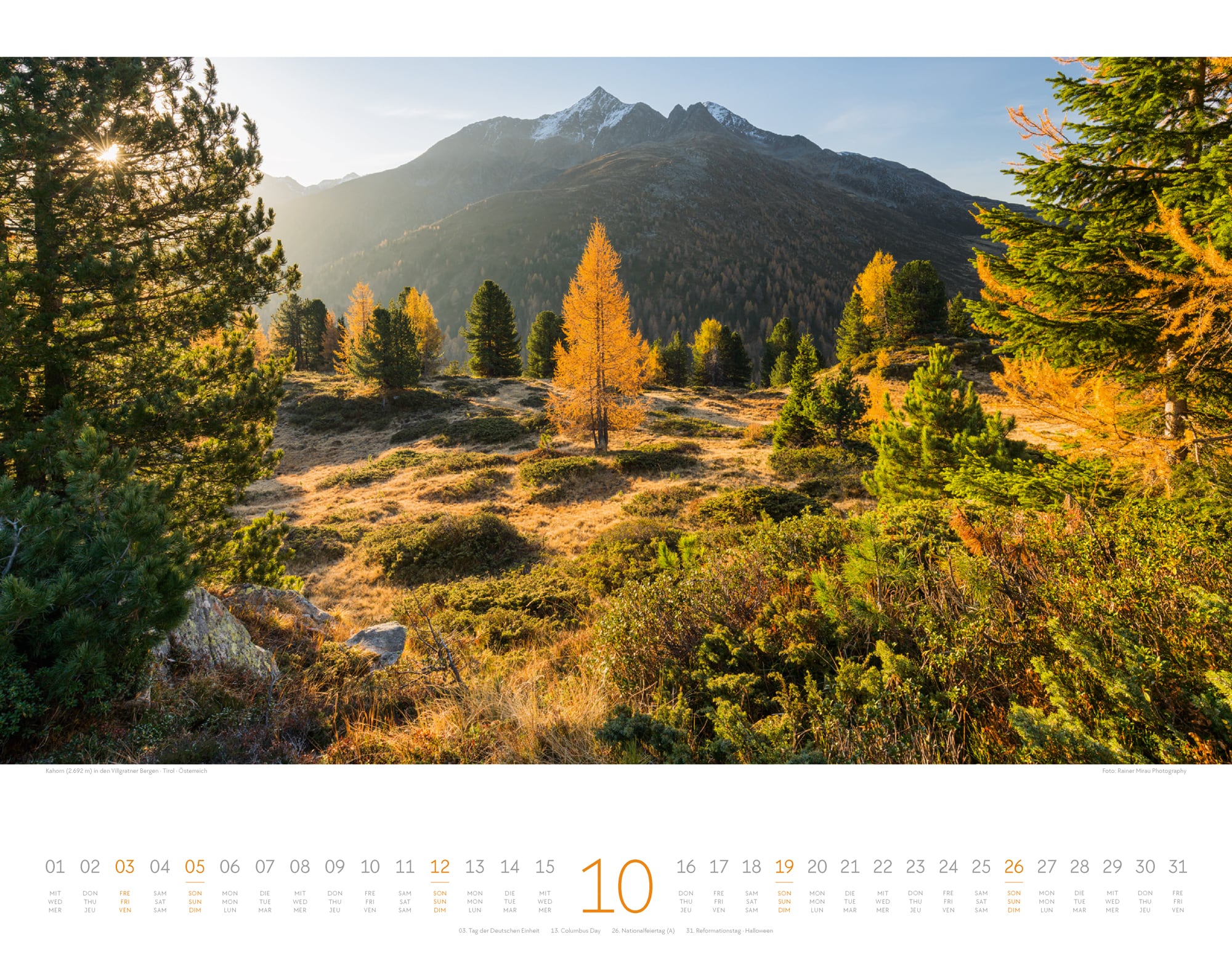 Ackermann Kalender Naturparadies Alpen 2025 - Innenansicht 10