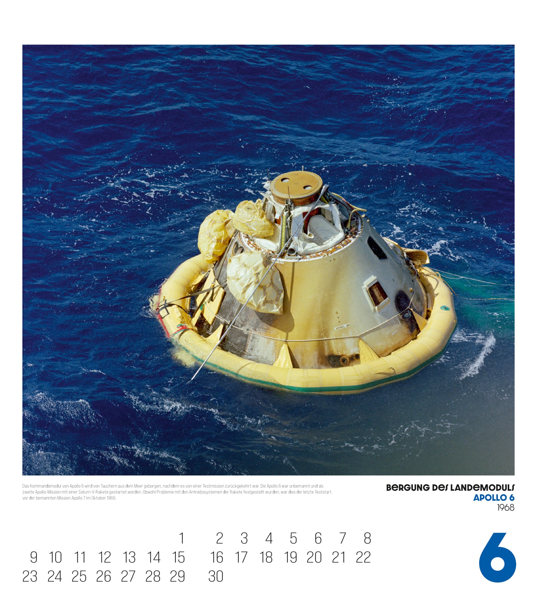 Ackermann Kalender The Apollo Archives 2025 - Innenansicht 06