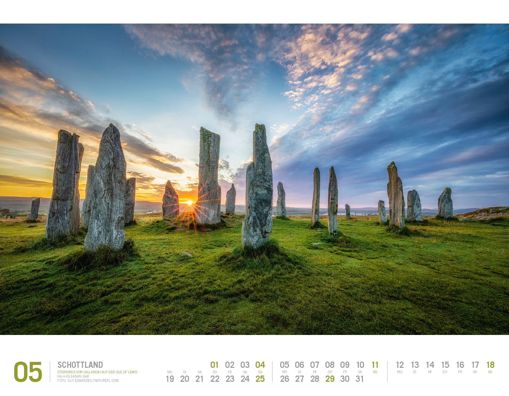 Ackermann Kalender Schottland 2025 - Innenansicht 05
