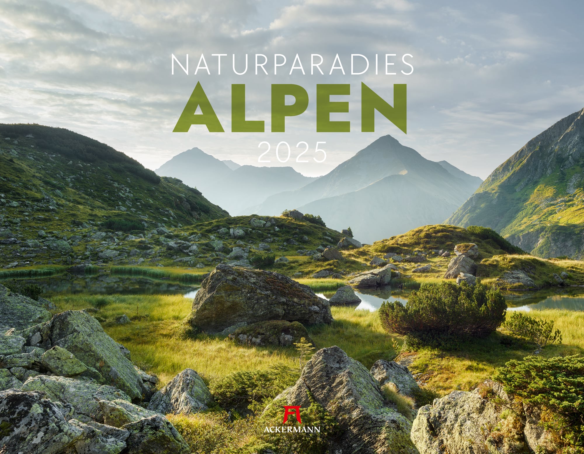 Ackermann Kalender Naturparadies Alpen 2025 - Titelblatt