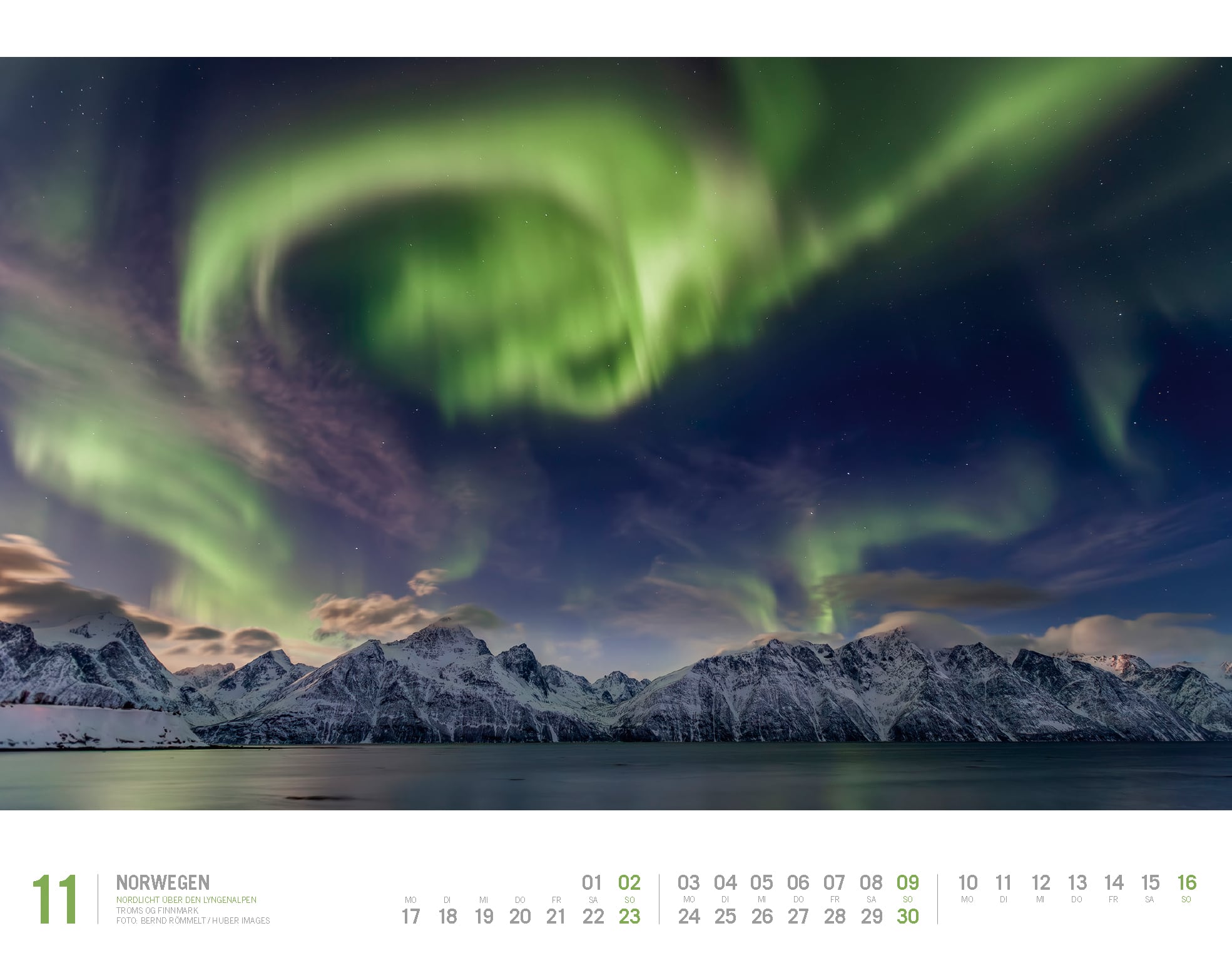 Ackermann Calendar Norway 2025 - Inside View 11