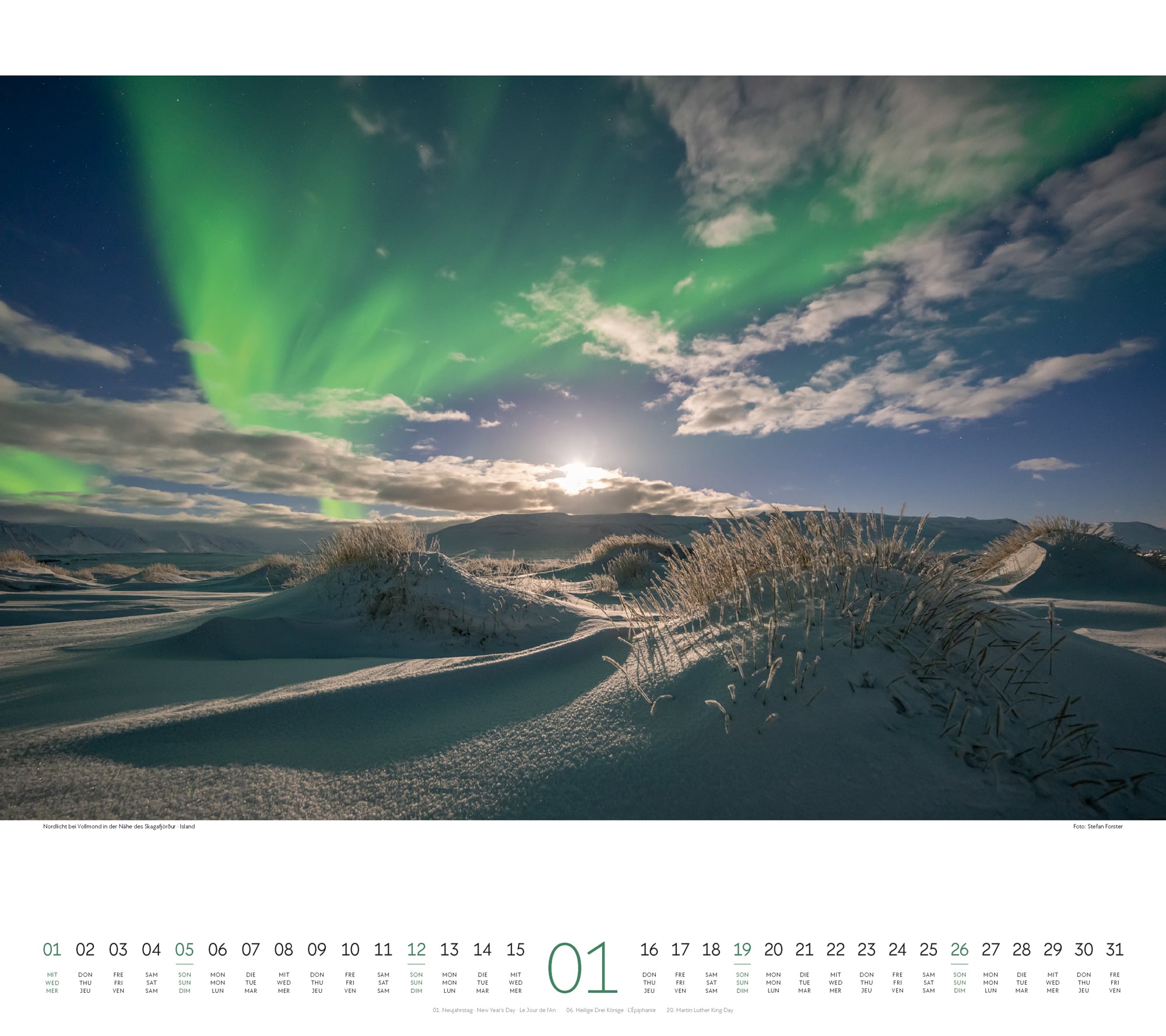 Ackermann Calendar Fantastic Landscapes 2025 - Inside View 01