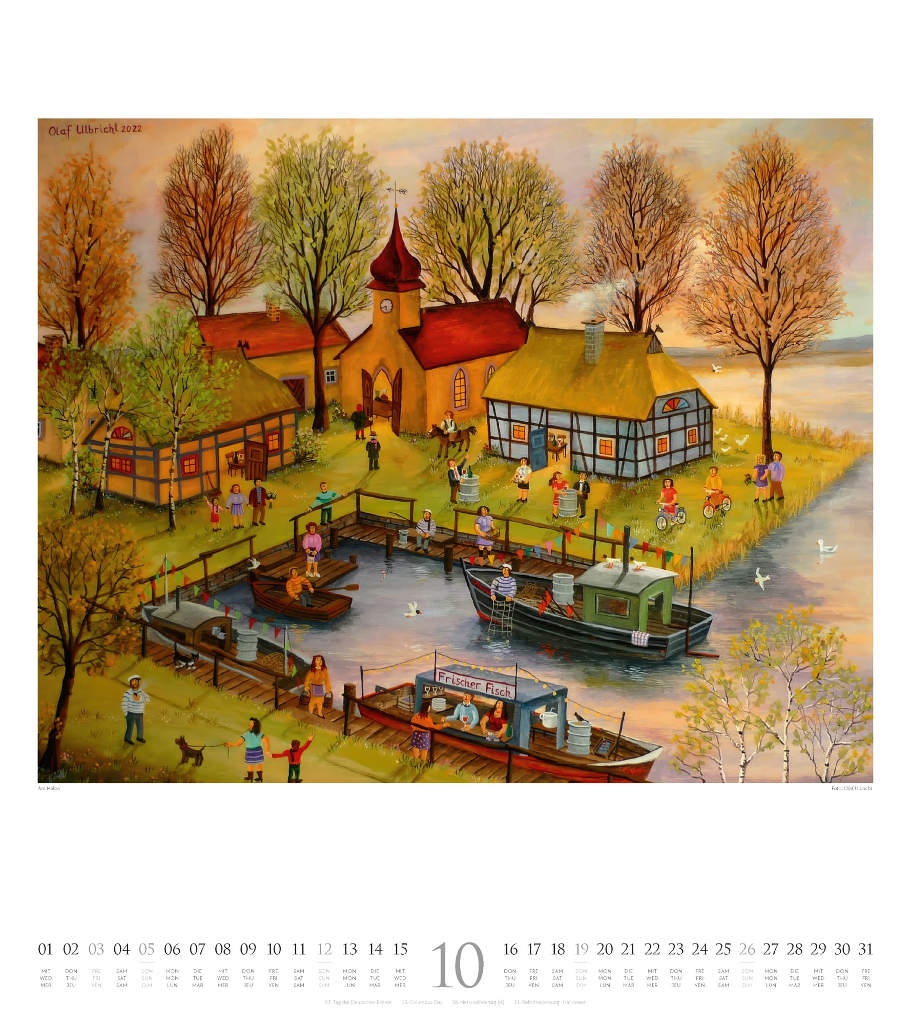 Ackermann Calendar Naive Art 2025 - Inside View 10