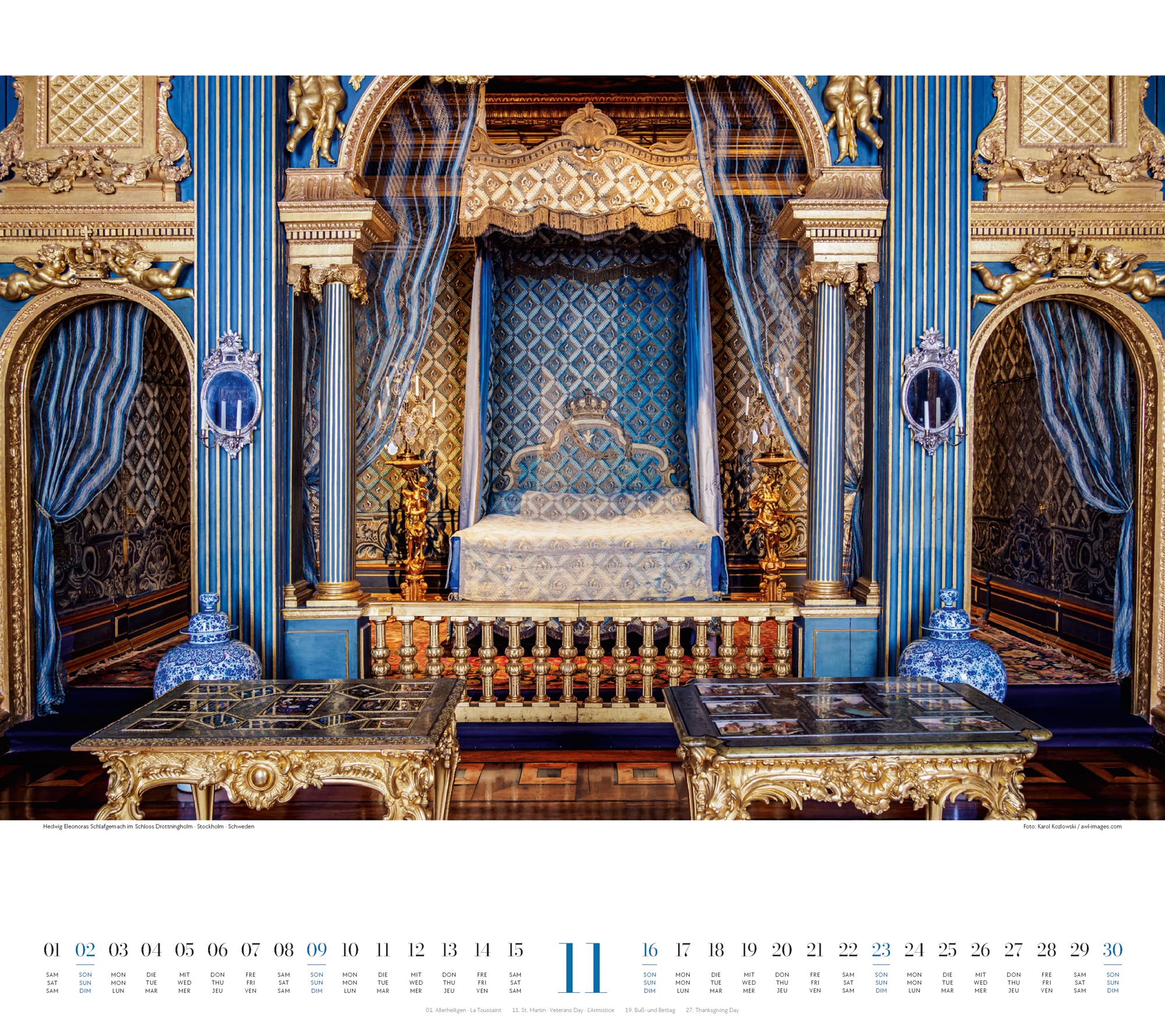 Ackermann Calendar Royal Palaces 2025 - Inside View 11