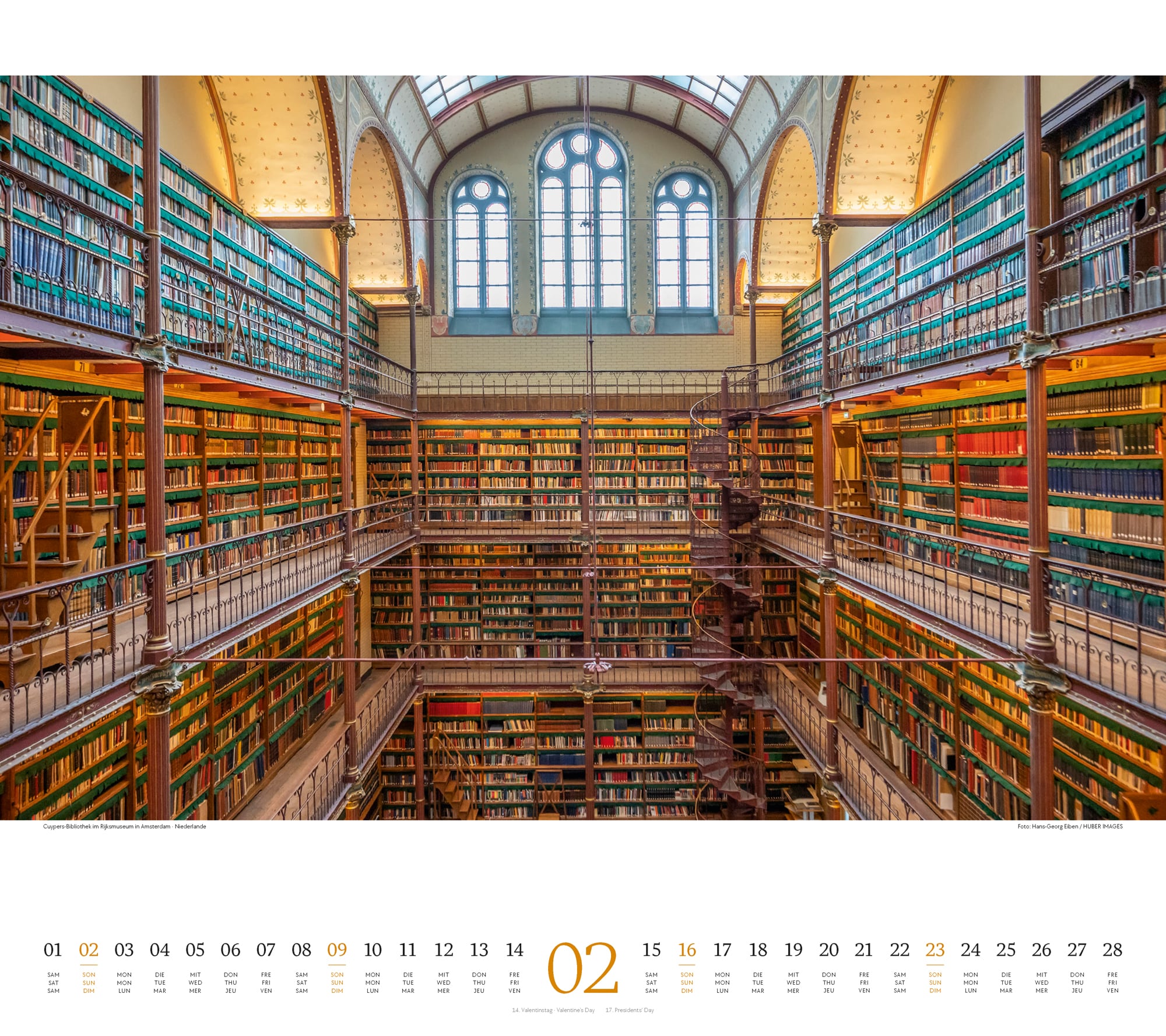 Ackermann Kalender Welt der Bücher 2025 - Innenansicht 02