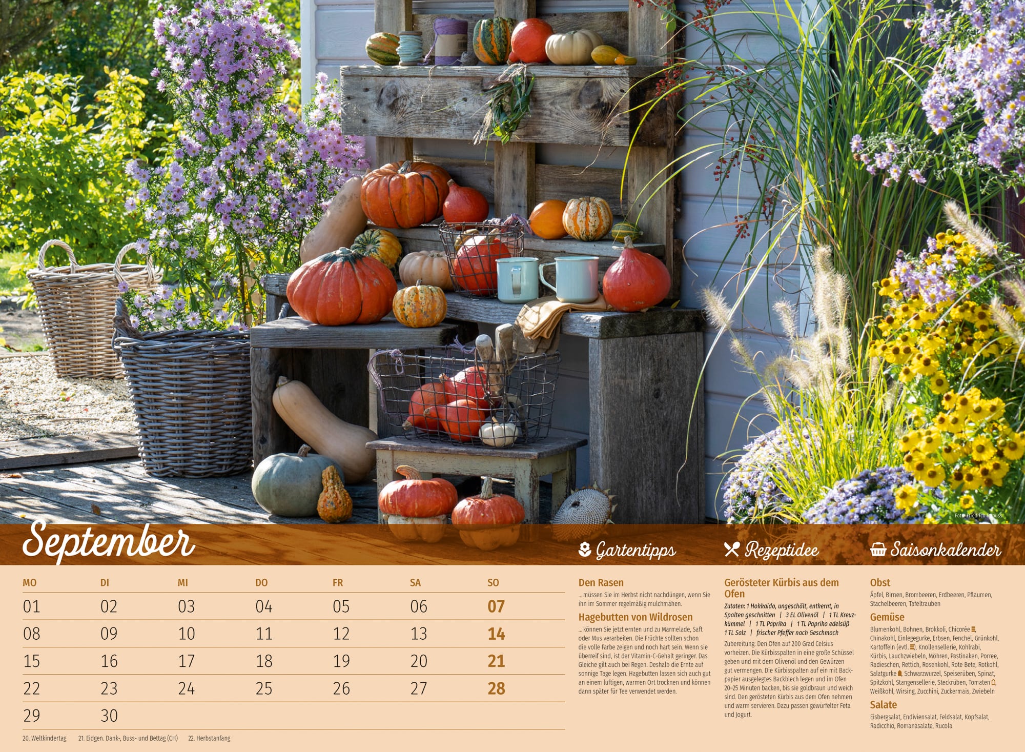 Ackermann Calendar Countryside Living 2025 - Inside View 09