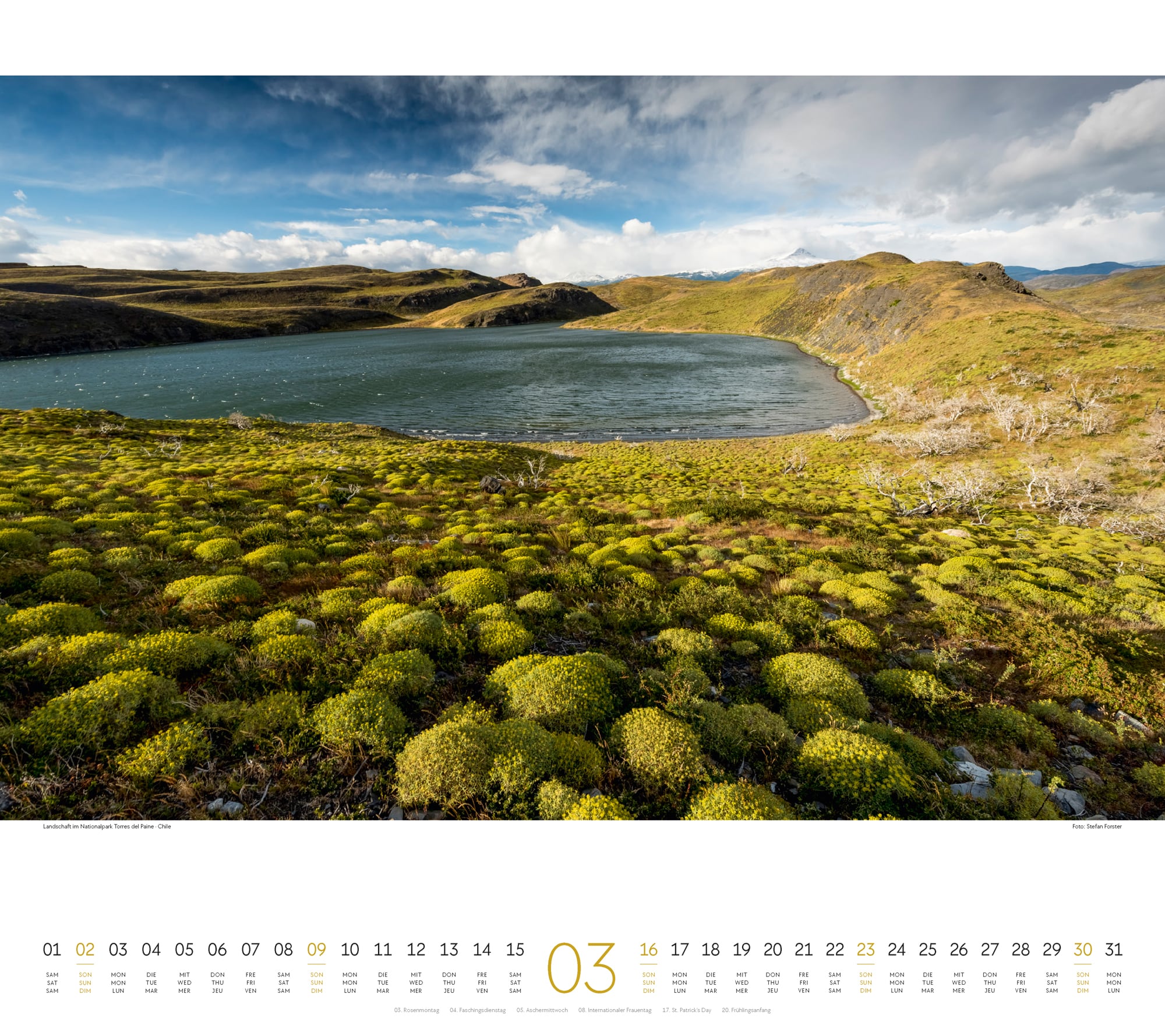 Ackermann Calendar Fantastic Landscapes 2025 - Inside View 03