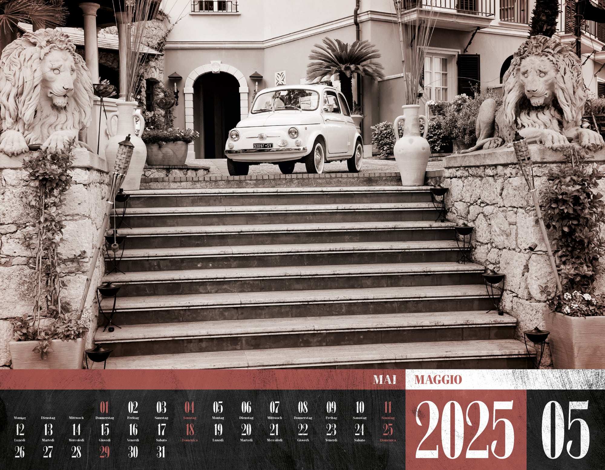 Ackermann Calendar La Dolce Vita 2025 - Inside View 05