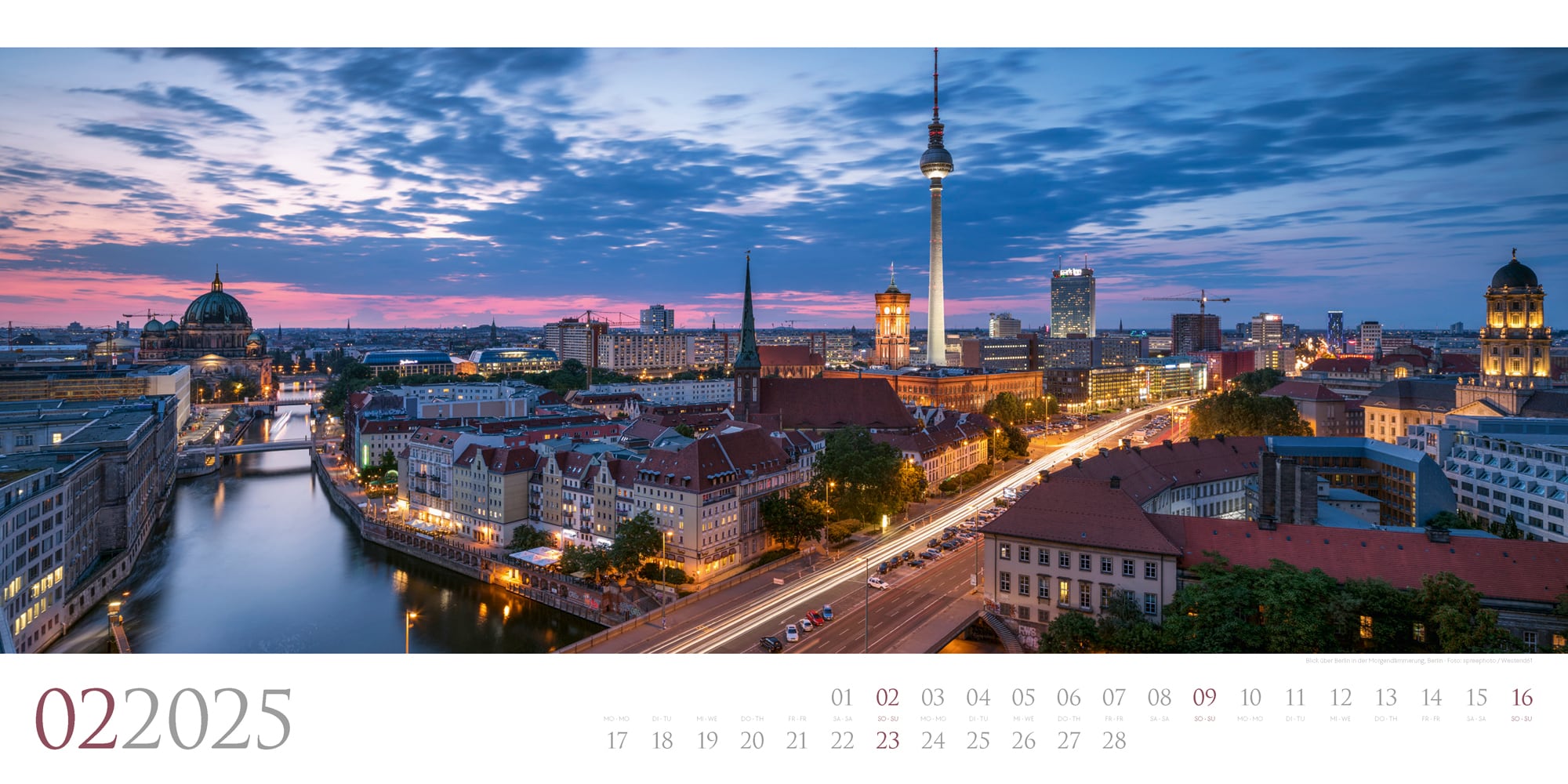 Ackermann Kalender Deutschland - Panorama 2025 - Innenansicht 02