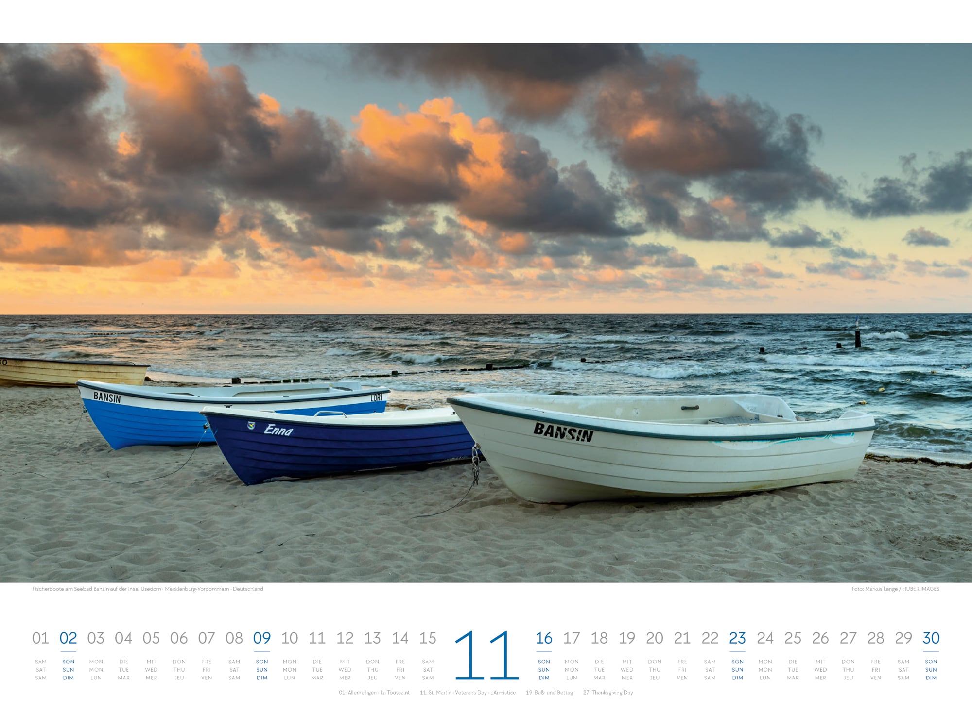 Ackermann Calendar Days at the Seaside 2025 - Inside View 11