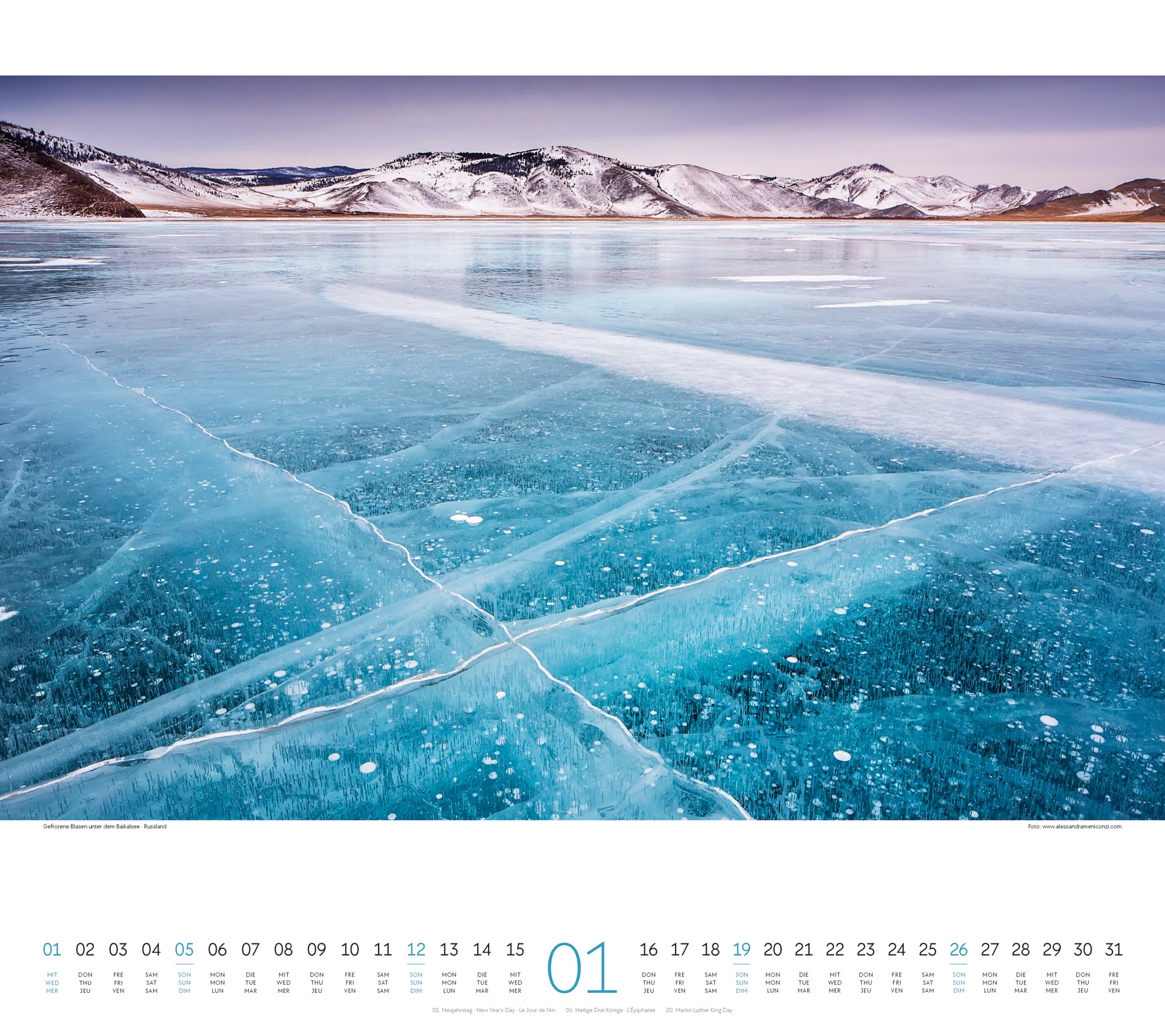 Ackermann Calendar Water 2025 - Inside View 01