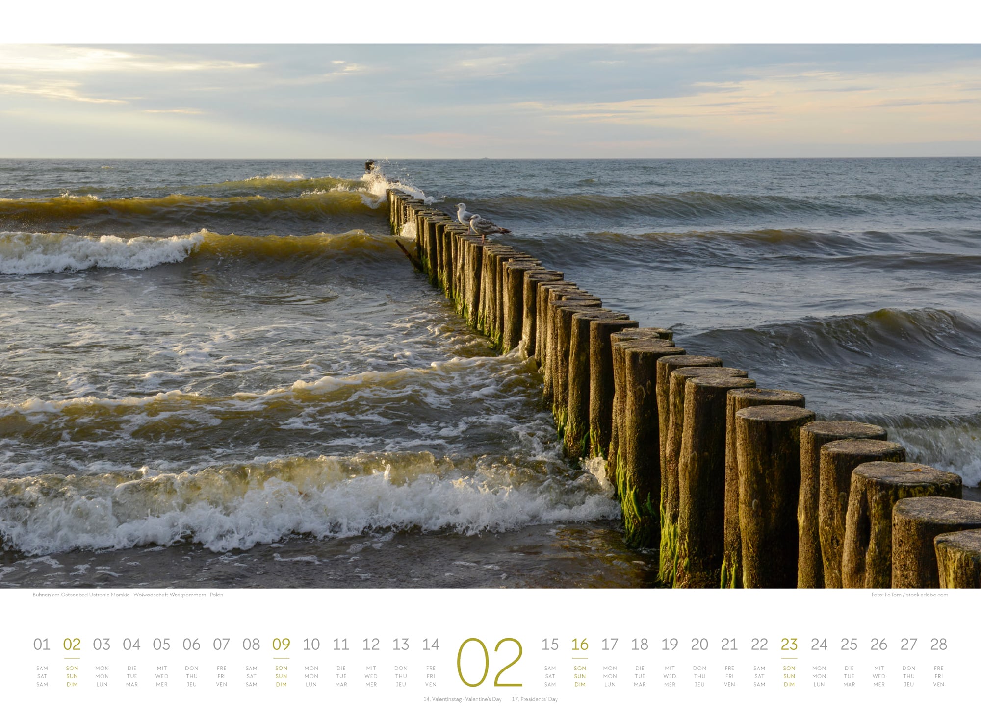 Ackermann Calendar Days at the Seaside 2025 - Inside View 02