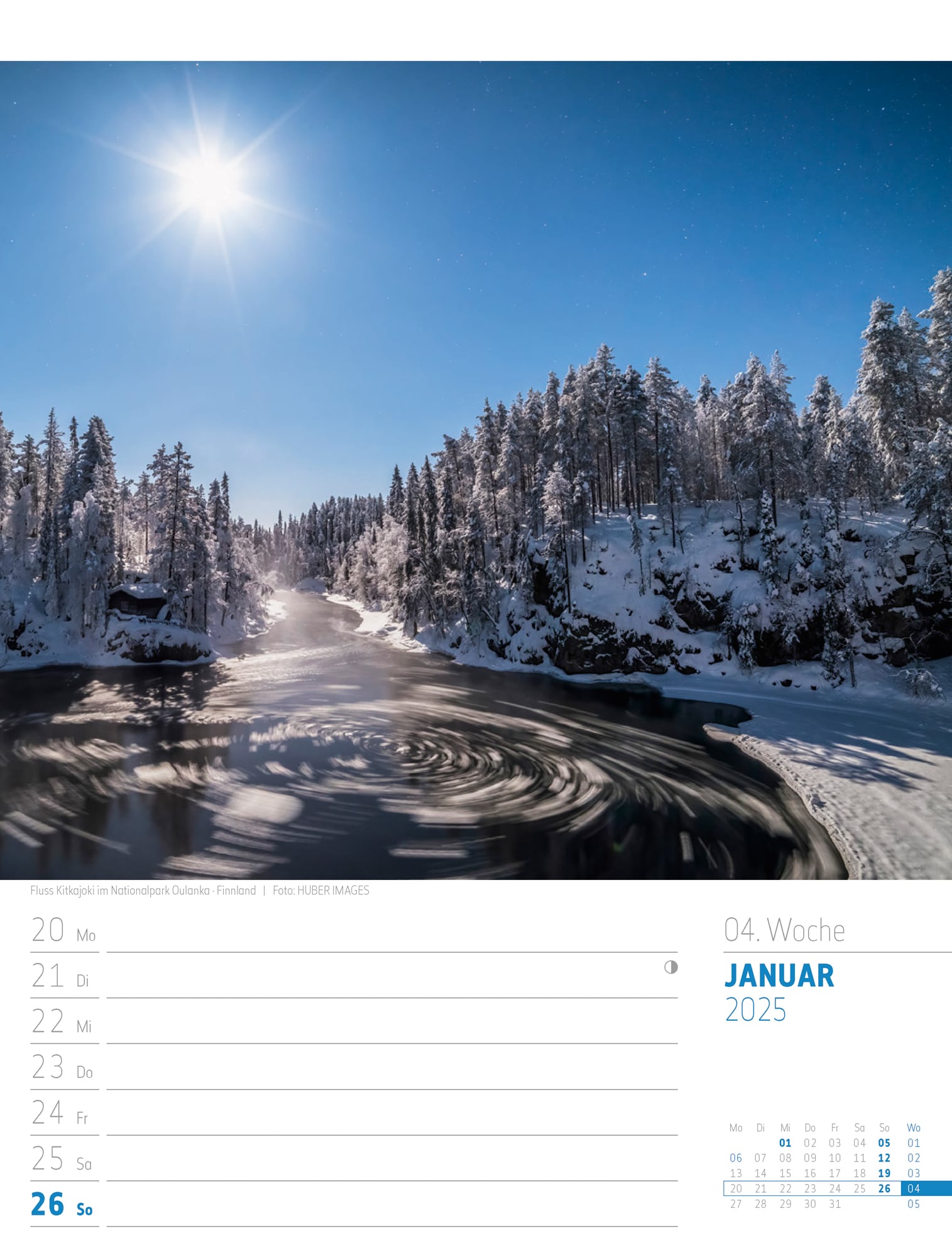 Ackermann Calendar Scandinavia 2025 - Weekly Planner - Inside View 07