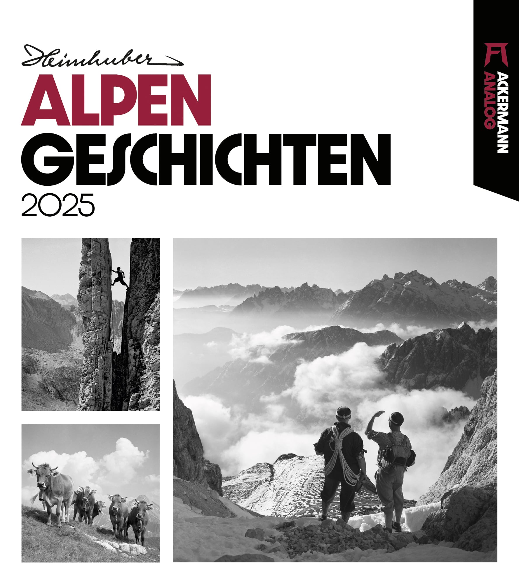 Ackermann Kalender Alpengeschichten 2025 - Titelblatt