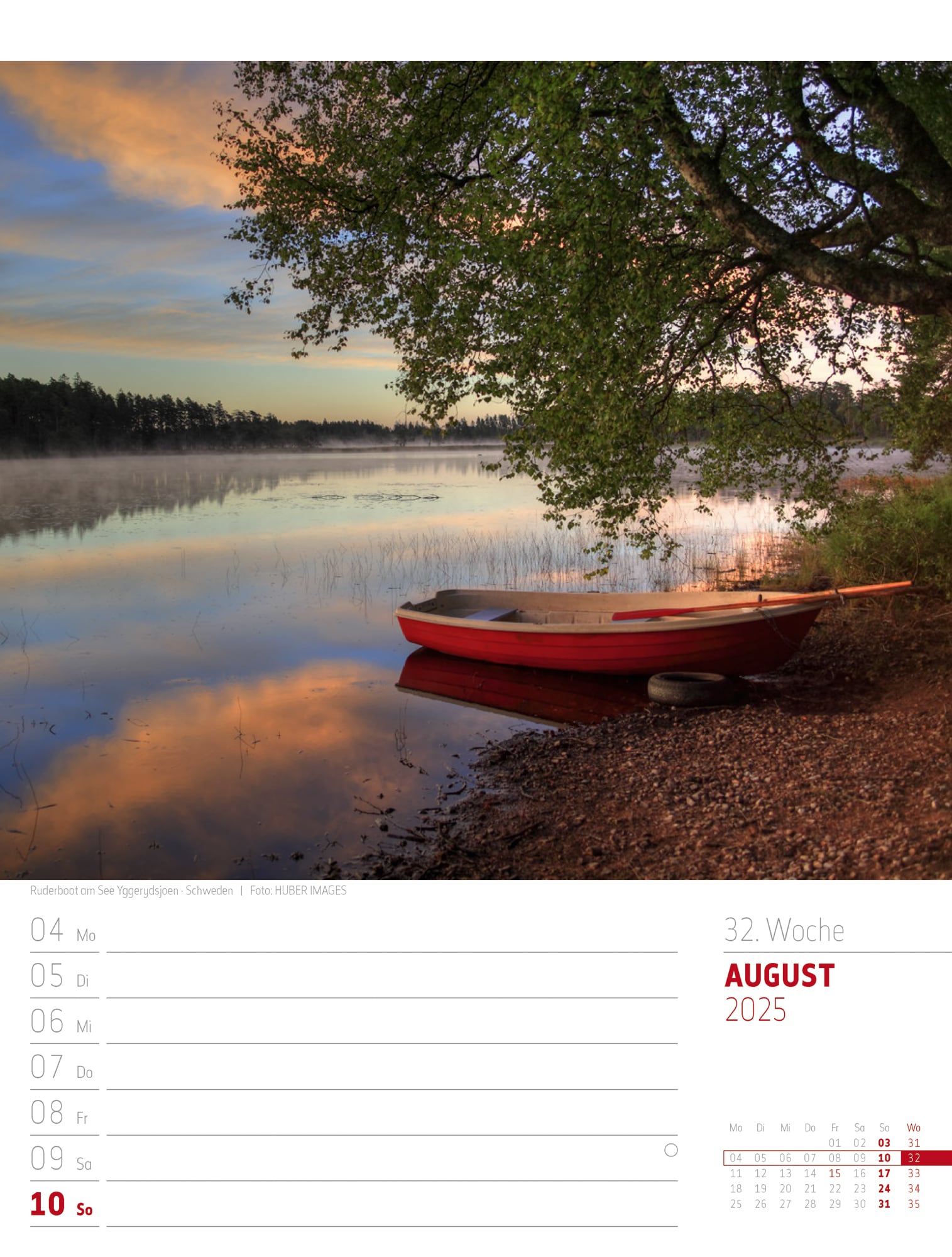 Ackermann Calendar Scandinavia 2025 - Weekly Planner - Inside View 35