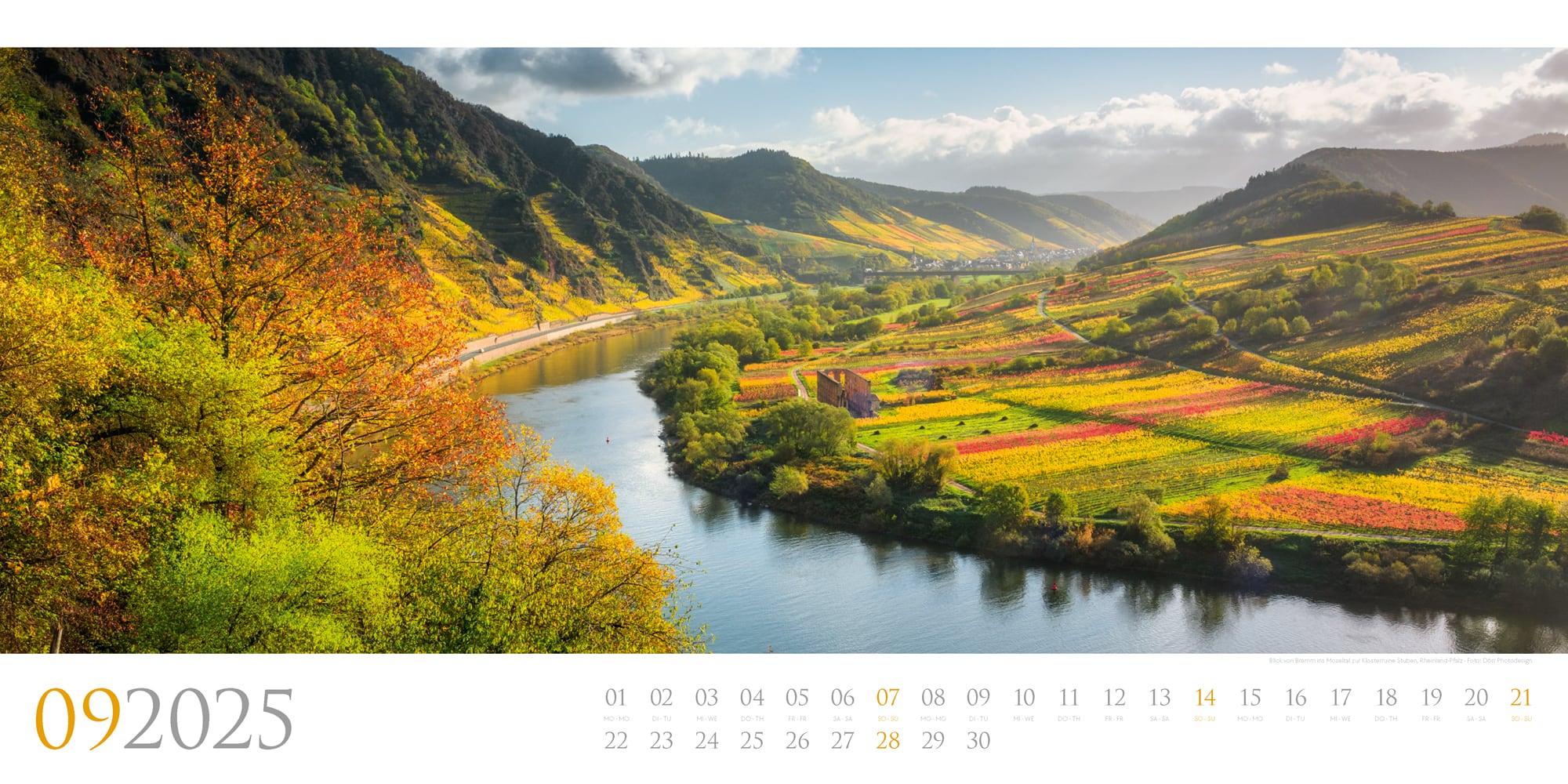 Ackermann Calendar Germany - Panorama 2025 - Inside View 09