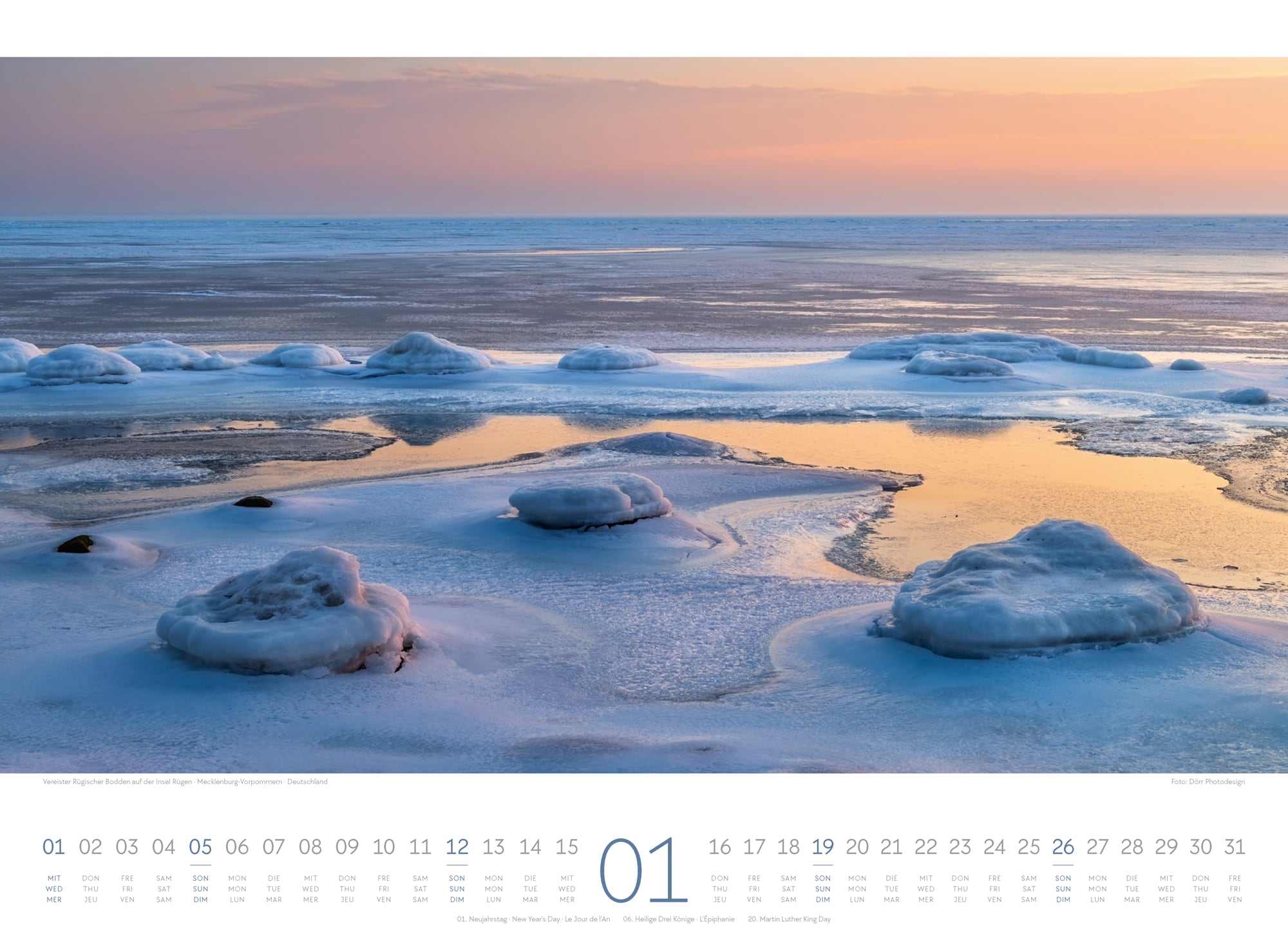 Ackermann Calendar Days at the Seaside 2025 - Inside View 01