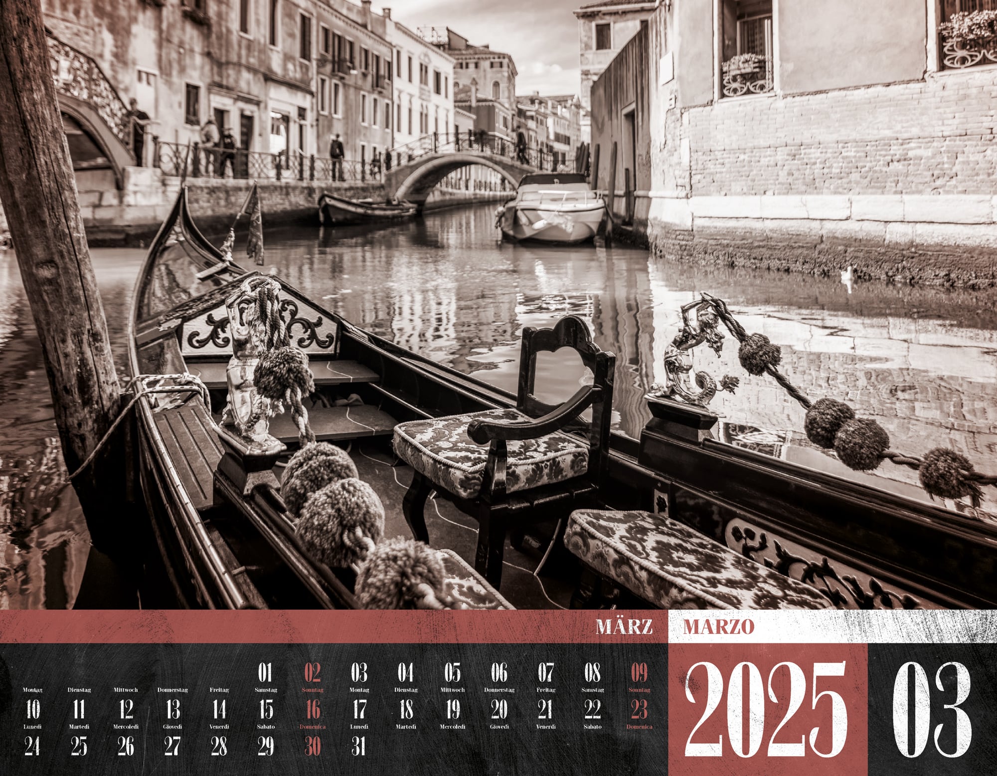 Ackermann Calendar La Dolce Vita 2025 - Inside View 03