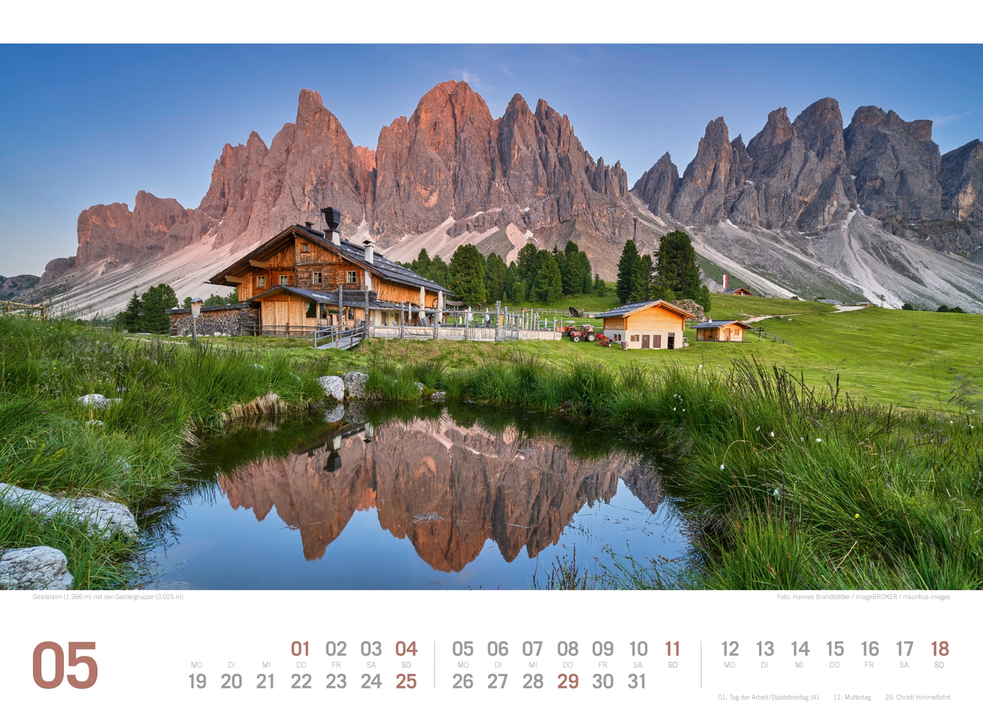 Ackermann Kalender Südtirol ReiseLust 2025 - Innenansicht 05