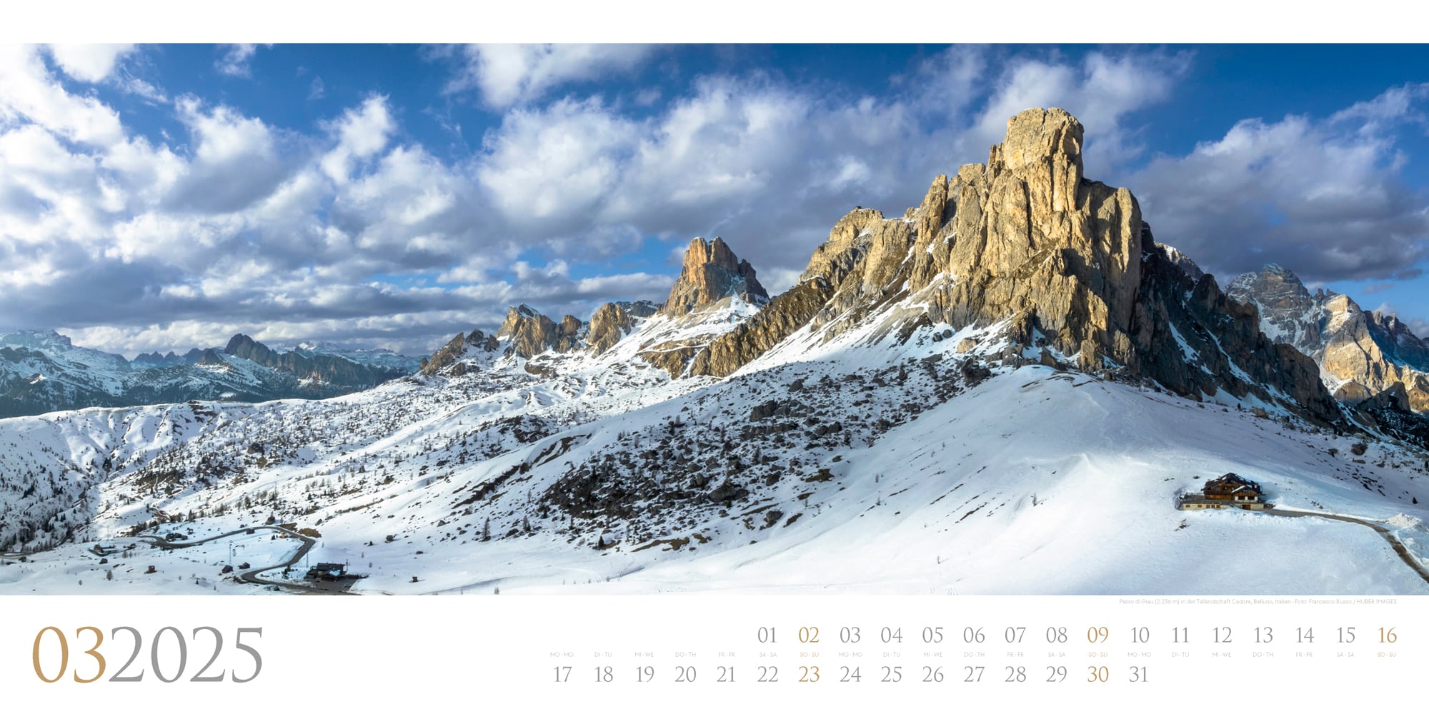 Ackermann Calendar Dolomites 2025 - Inside View 03
