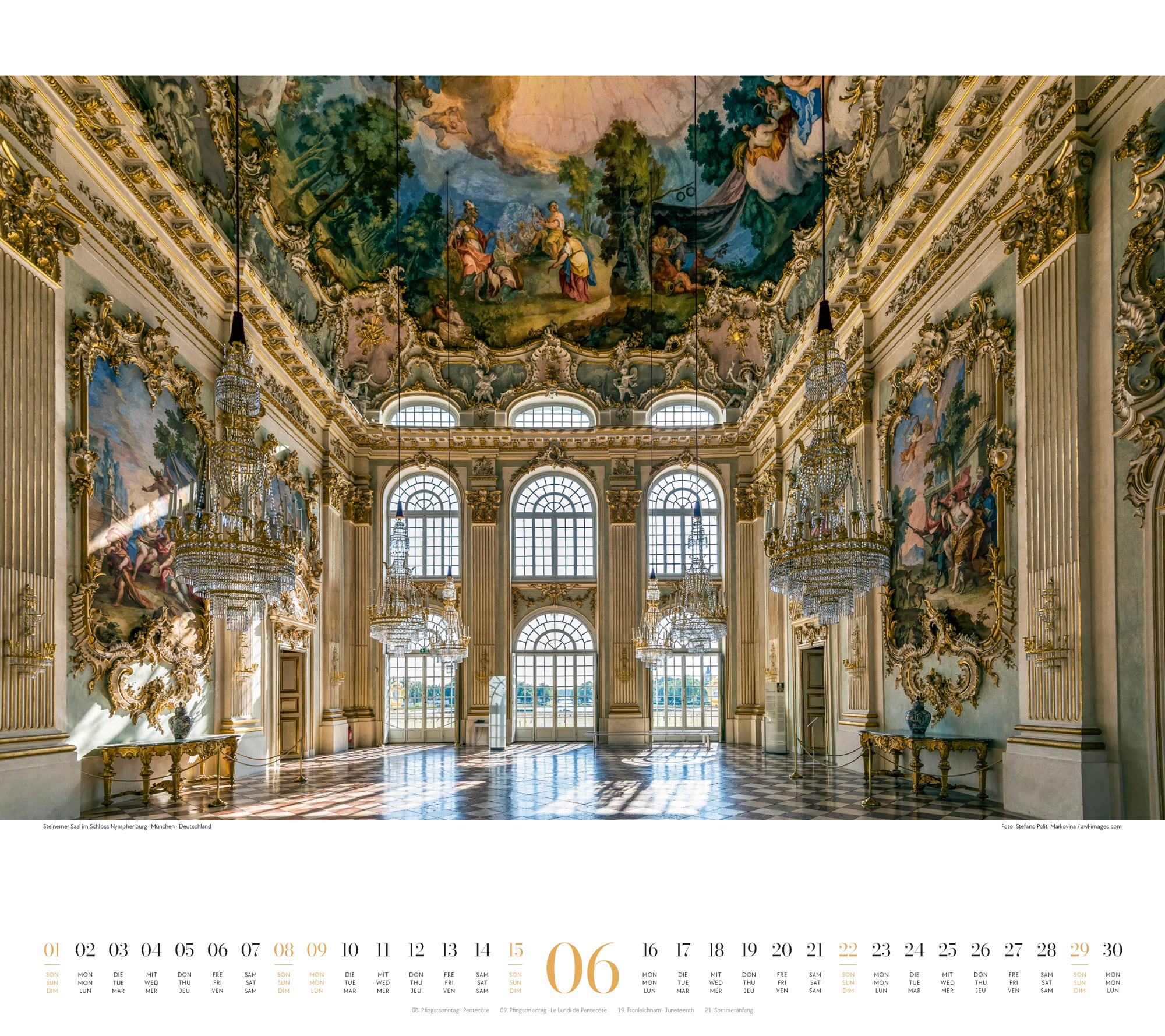 Ackermann Calendar Royal Palaces 2025 - Inside View 06