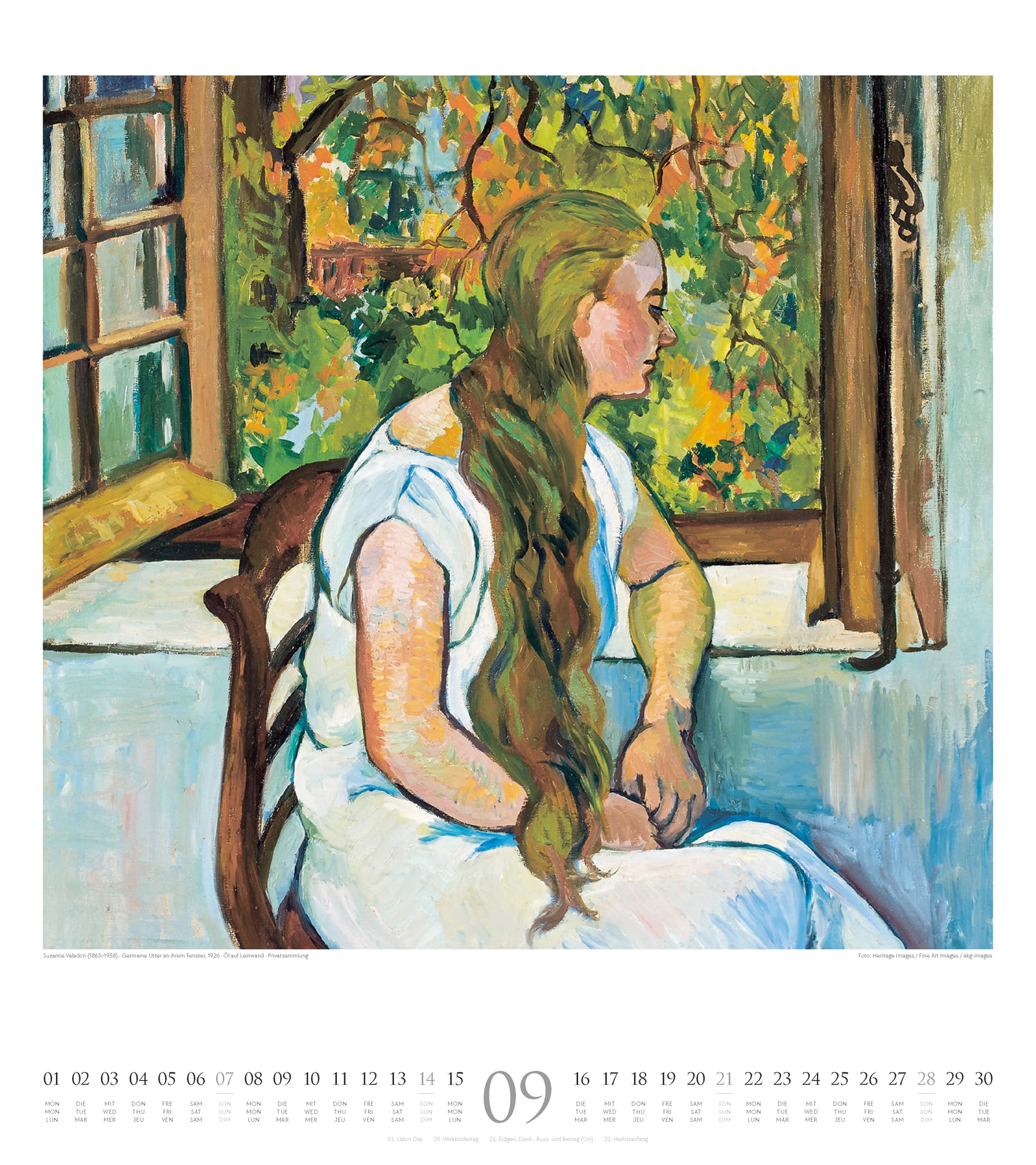 Ackermann Calendar Female Artists 2025 - Inside View 09