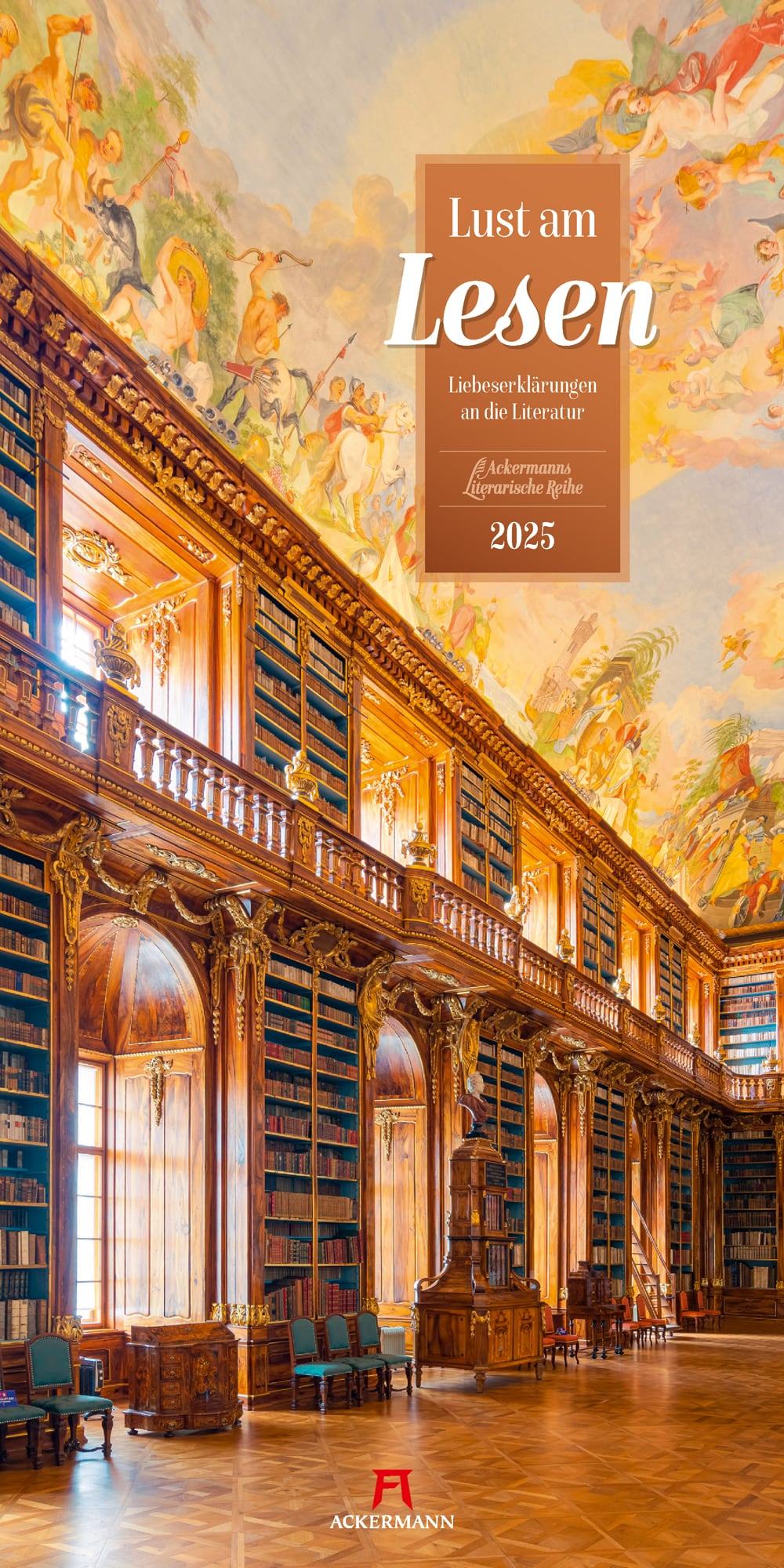 Ackermann Kalender Lust am Lesen 2025 - Titelblatt