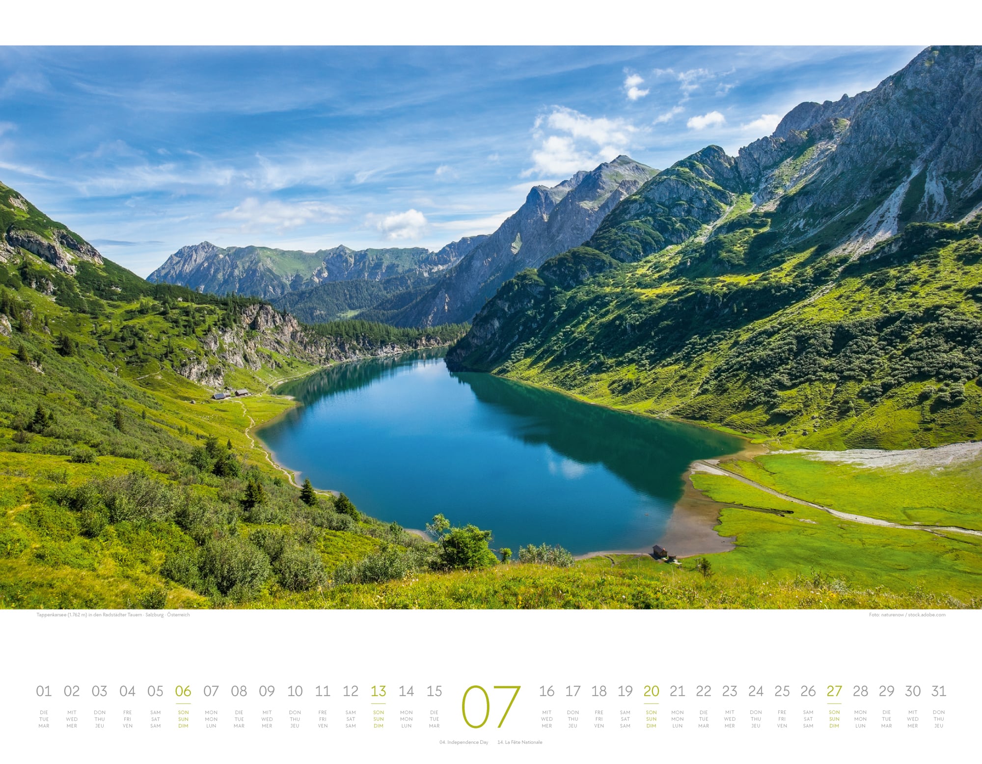 Ackermann Kalender Naturparadies Alpen 2025 - Innenansicht 07