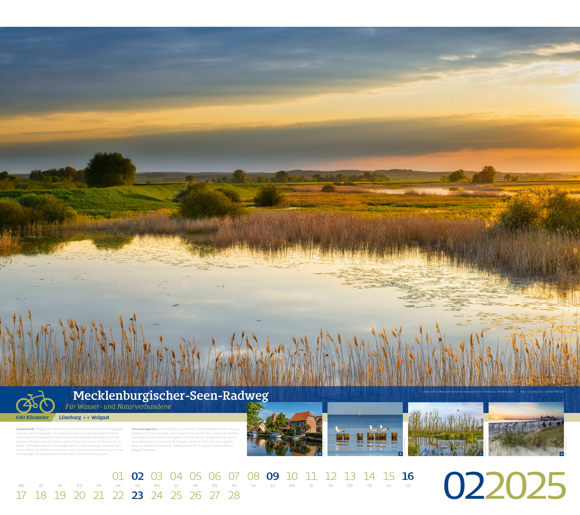Ackermann Calendar Cycle Routes of Germany 2025 - Inside View 02