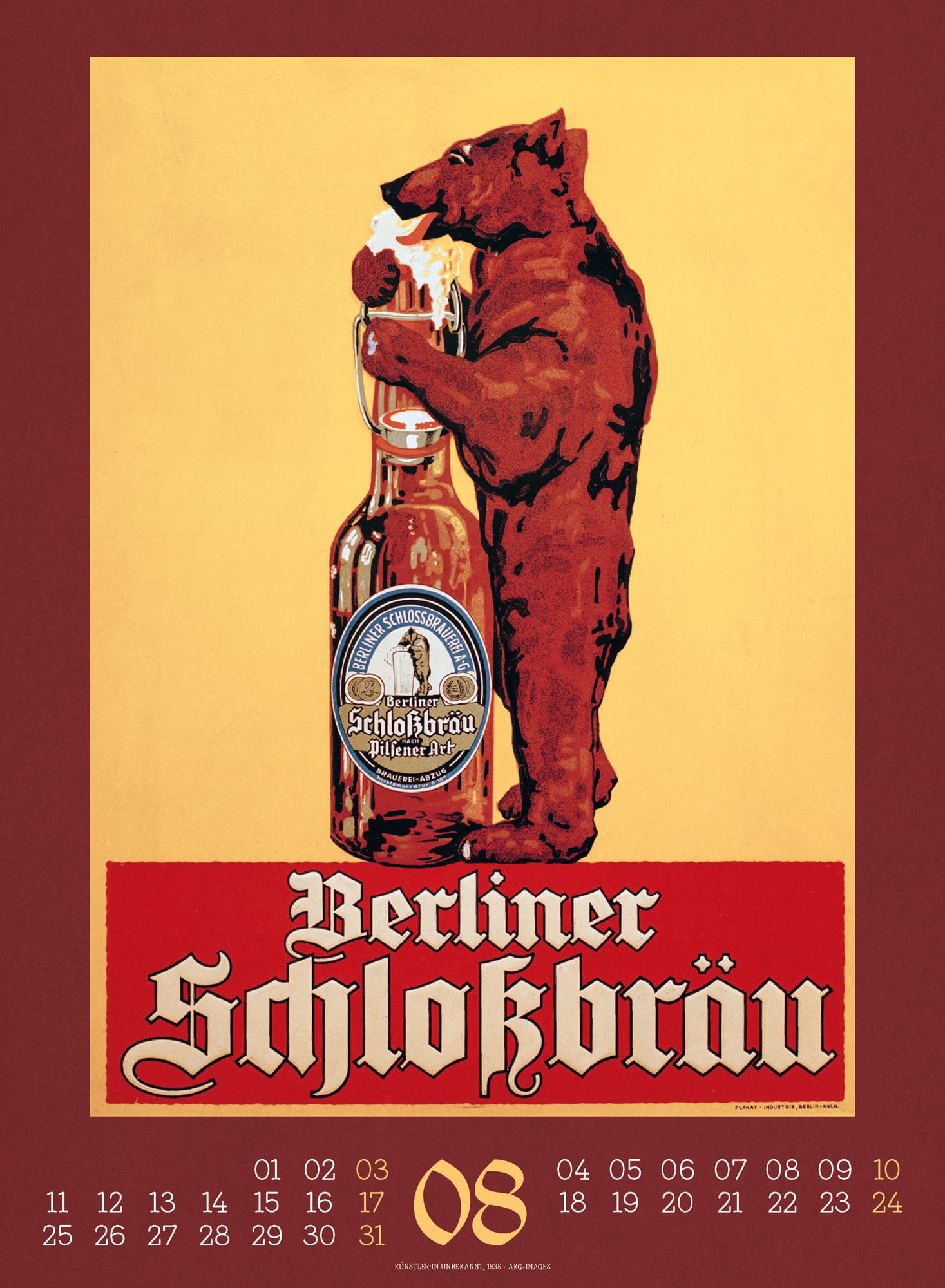 Ackermann Calendar Beer Posters 2025 - Inside View 08