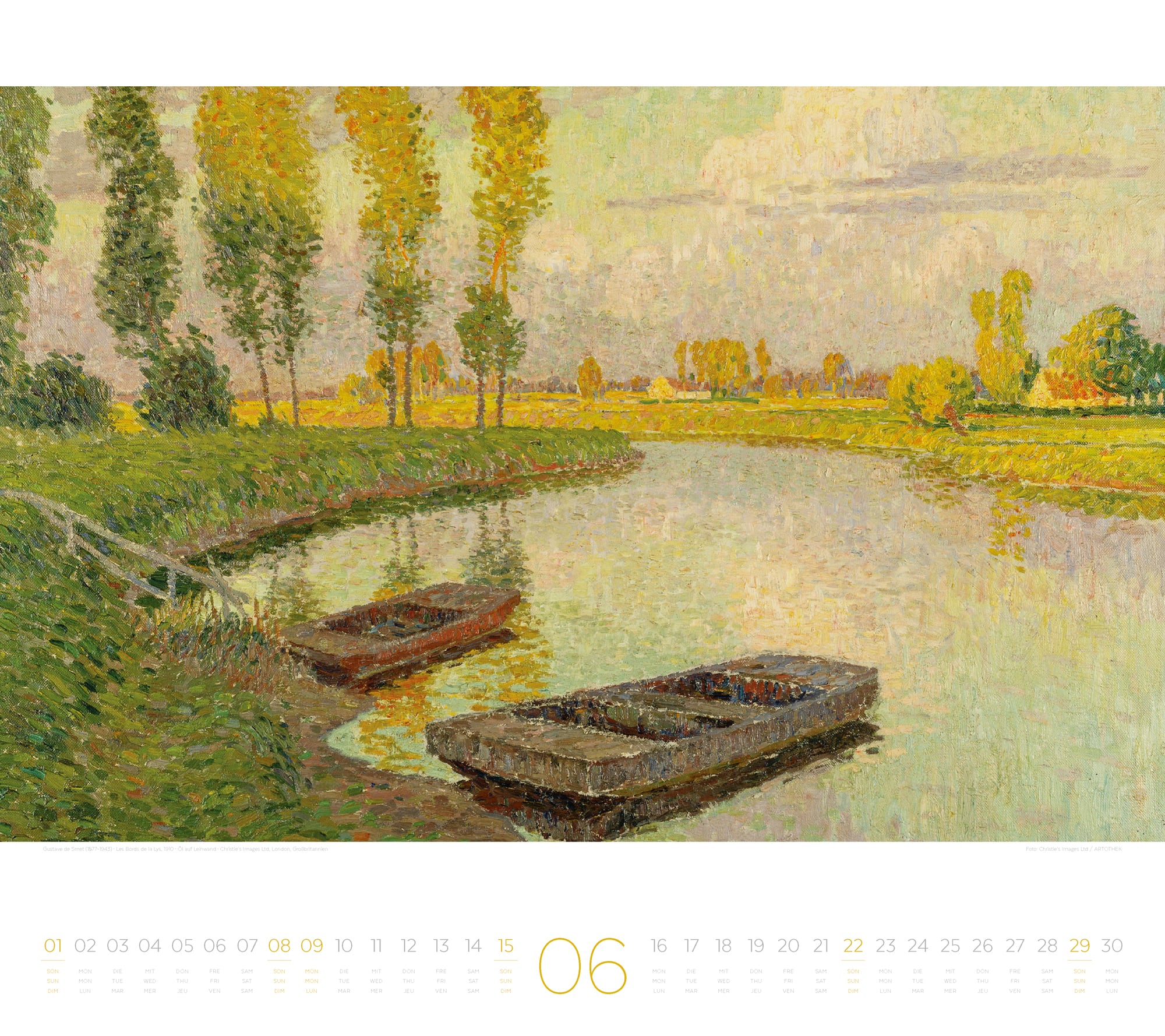 Ackermann Calendar The Art of Silence 2025 - Inside View 06