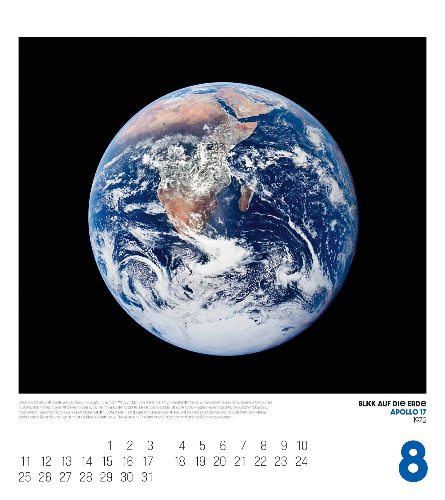 Ackermann Kalender The Apollo Archives 2025 - Innenansicht 08