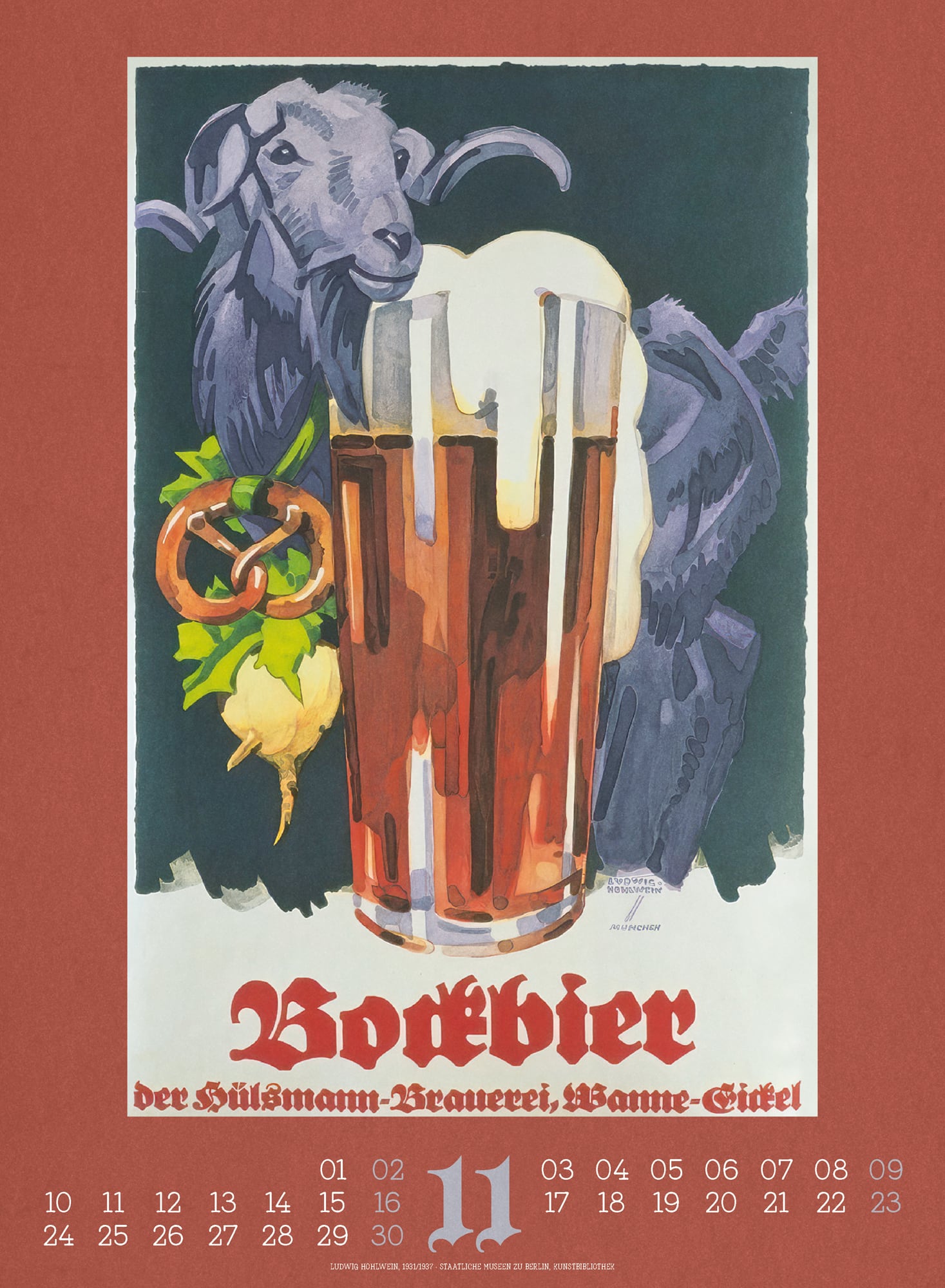 Ackermann Calendar Beer Posters 2025 - Inside View 11