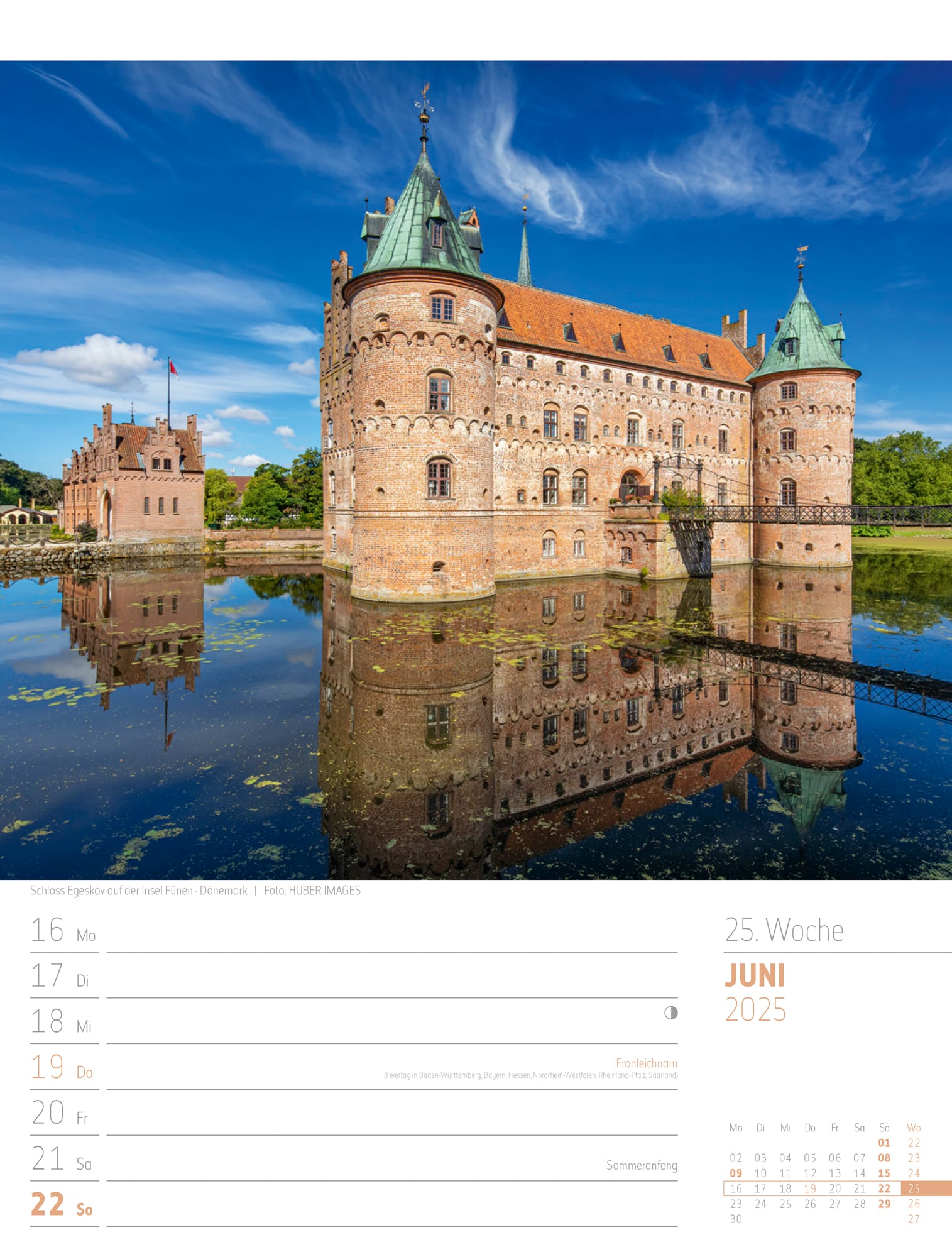 Ackermann Calendar Scandinavia 2025 - Weekly Planner - Inside View 28