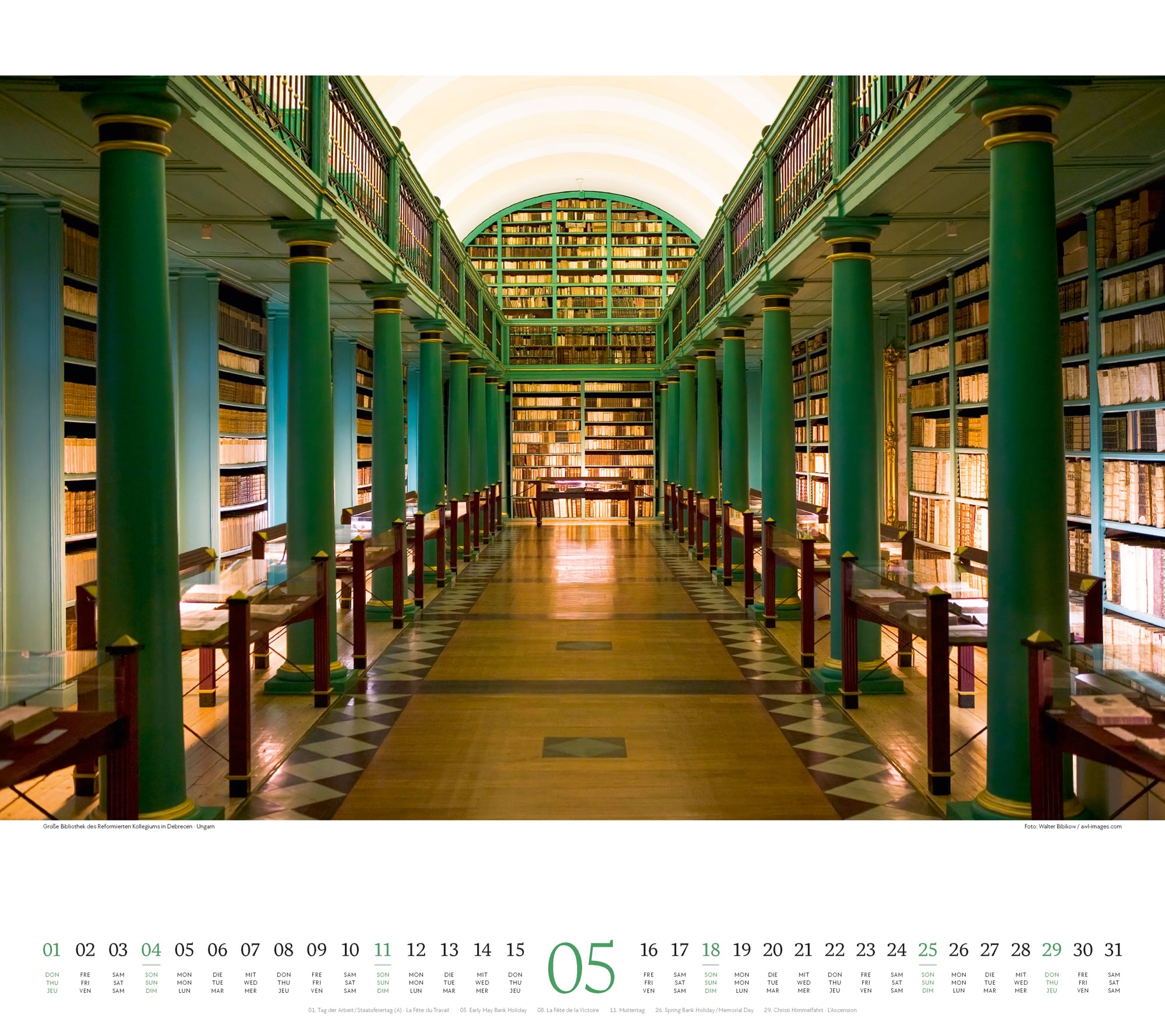 Ackermann Kalender Welt der Bücher 2025 - Innenansicht 05