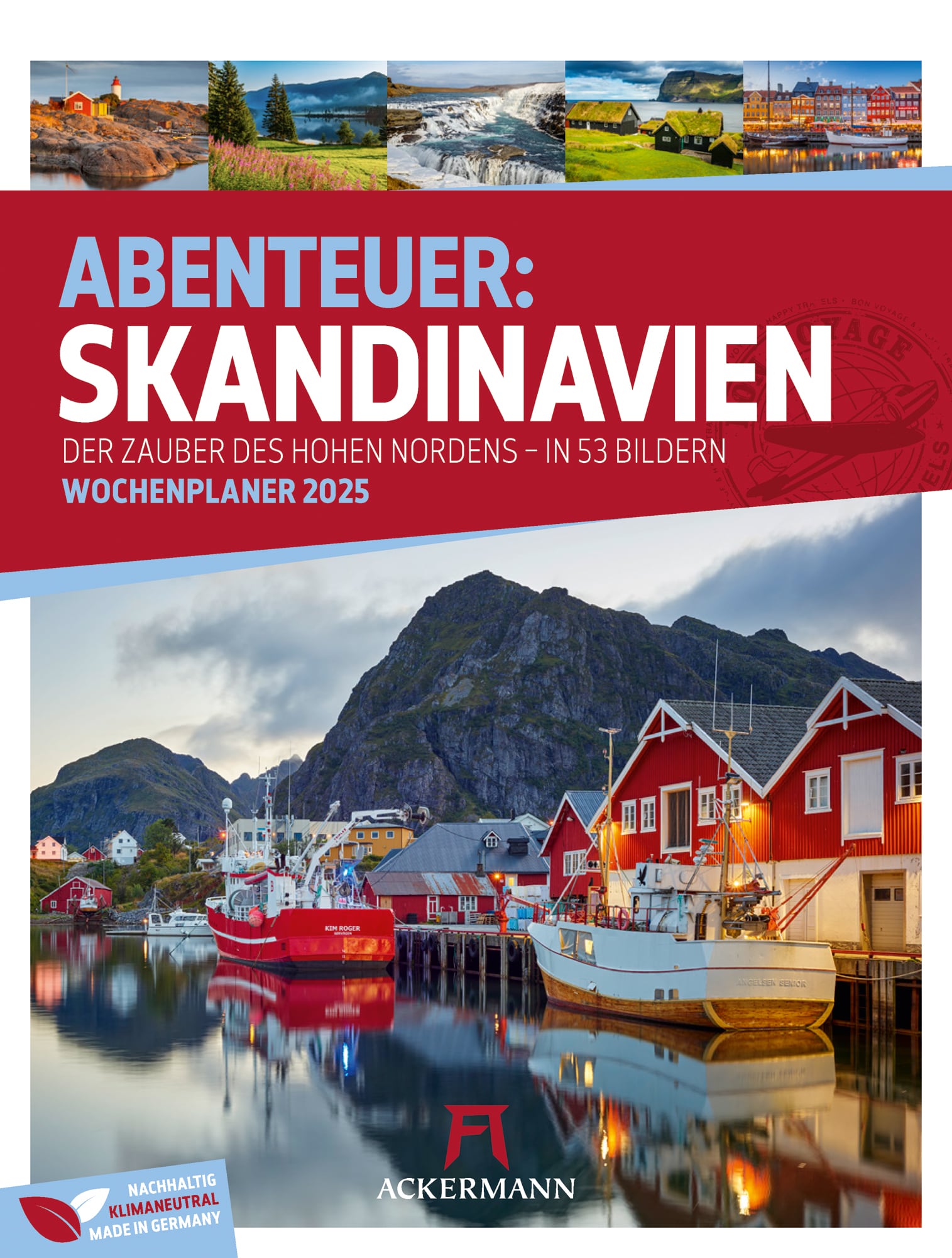 Ackermann Calendar Scandinavia 2025 - Weekly Planner - Cover Page