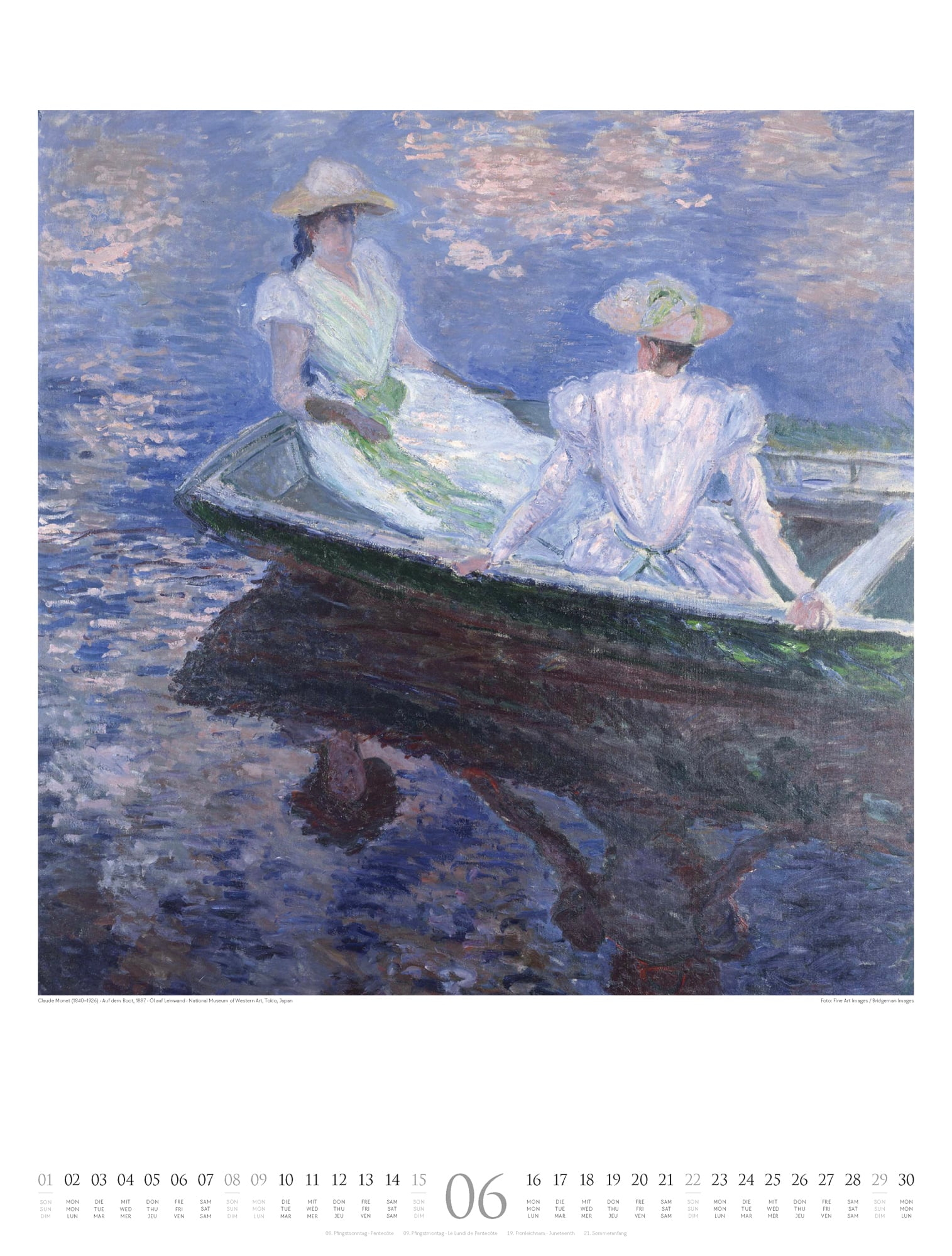 Ackermann Kalender Claude Monet 2025 - Innenansicht 06