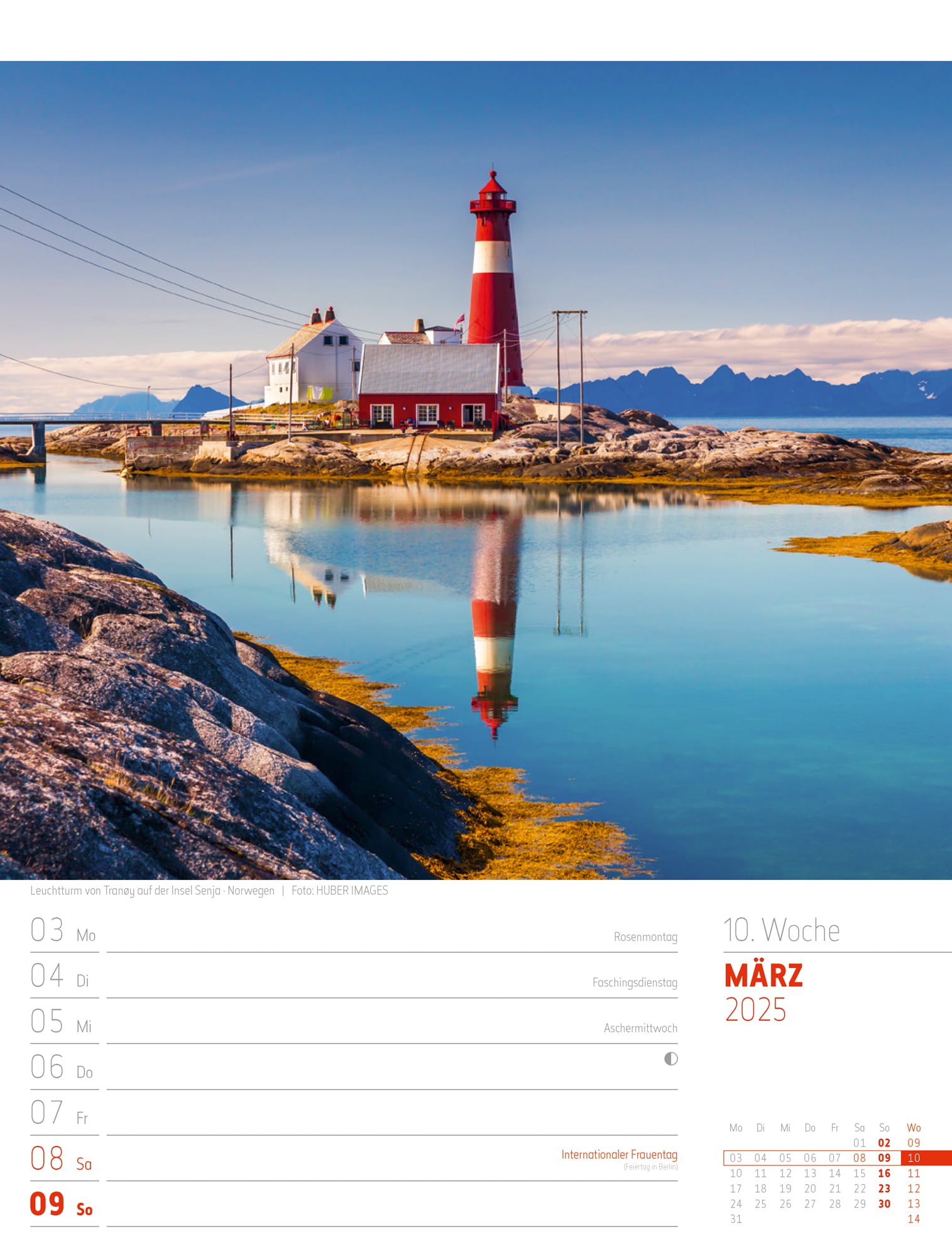 Ackermann Calendar Scandinavia 2025 - Weekly Planner - Inside View 13