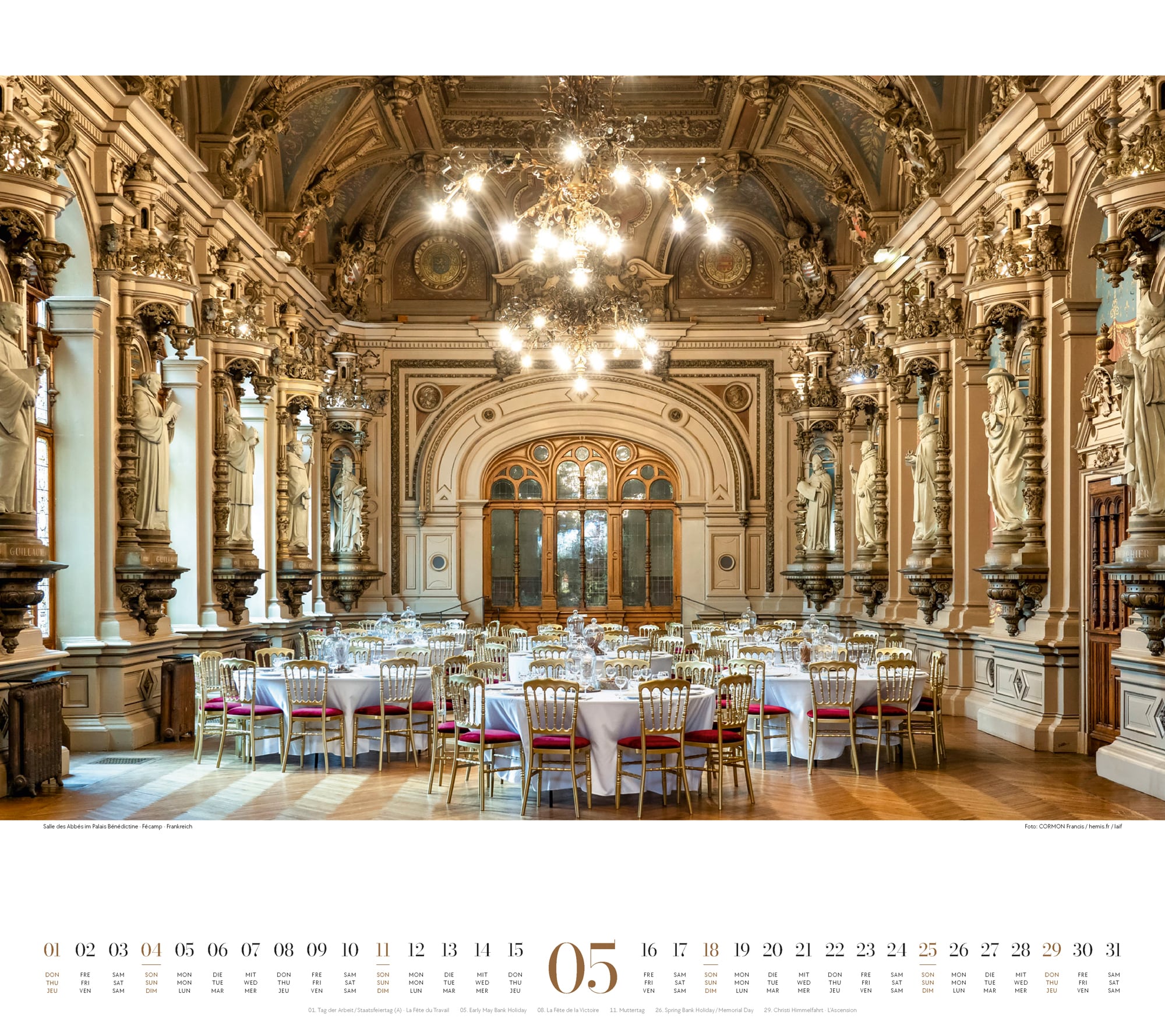 Ackermann Calendar Royal Palaces 2025 - Inside View 05