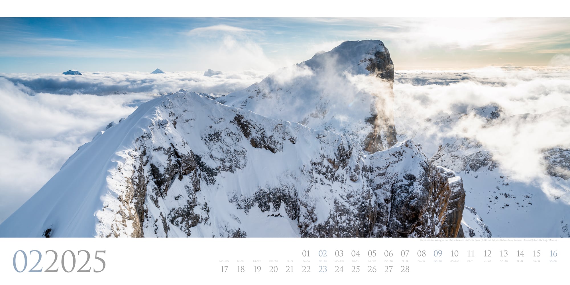 Ackermann Calendar Dolomites 2025 - Inside View 02