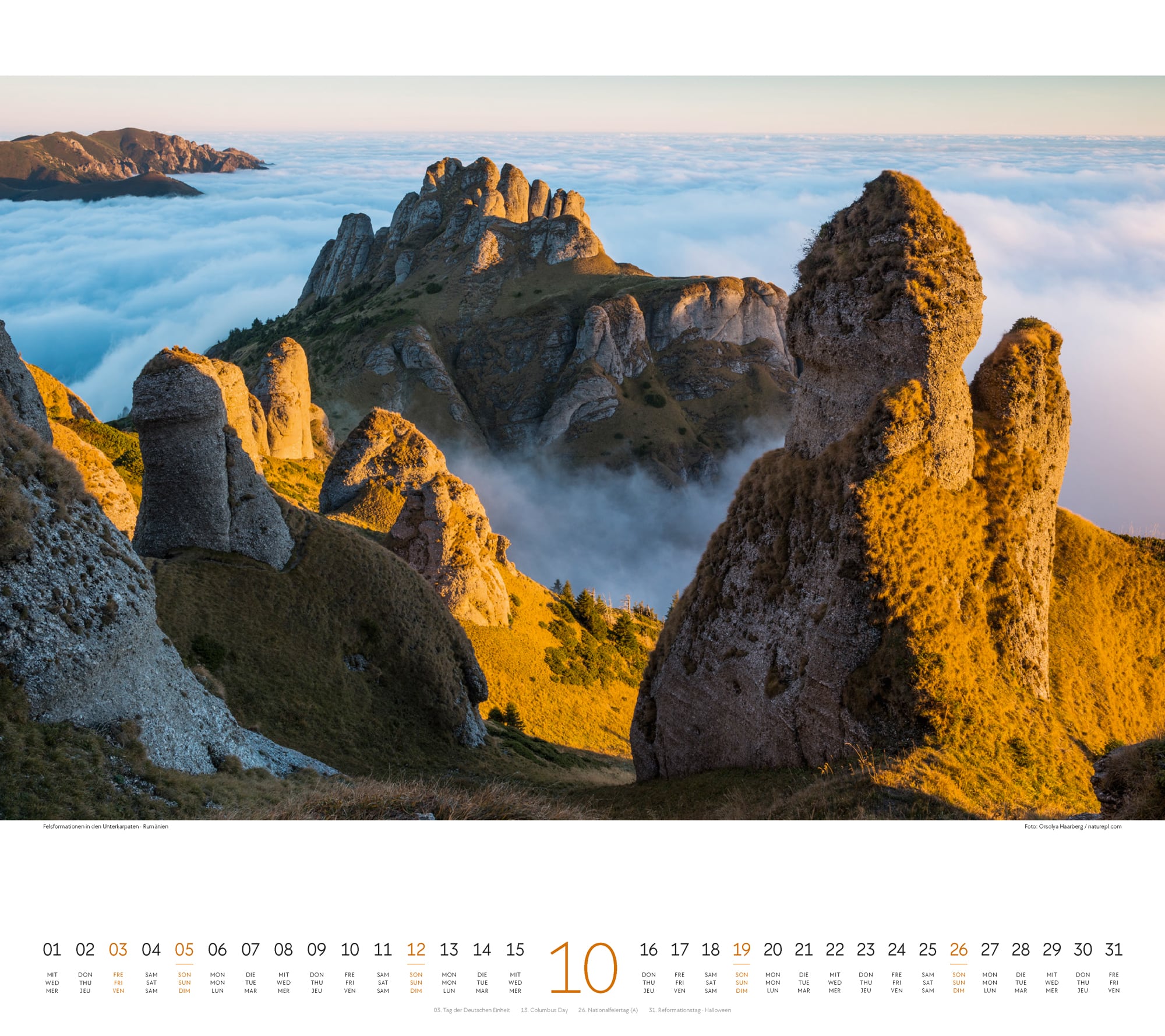 Ackermann Calendar Fantastic Landscapes 2025 - Inside View 10