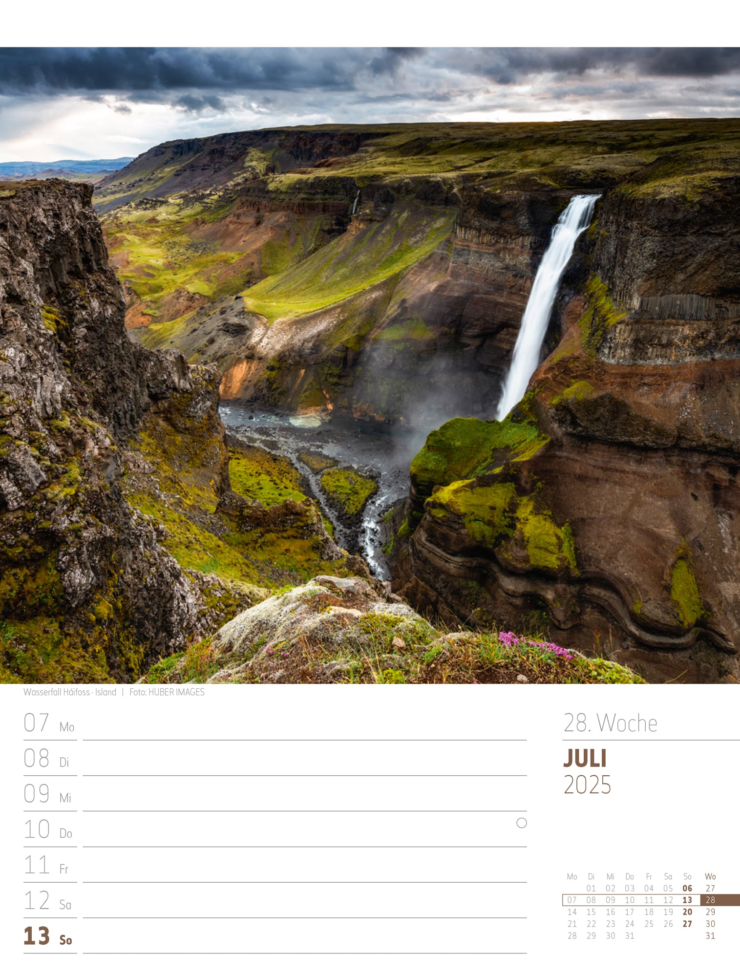 Ackermann Calendar Scandinavia 2025 - Weekly Planner - Inside View 31