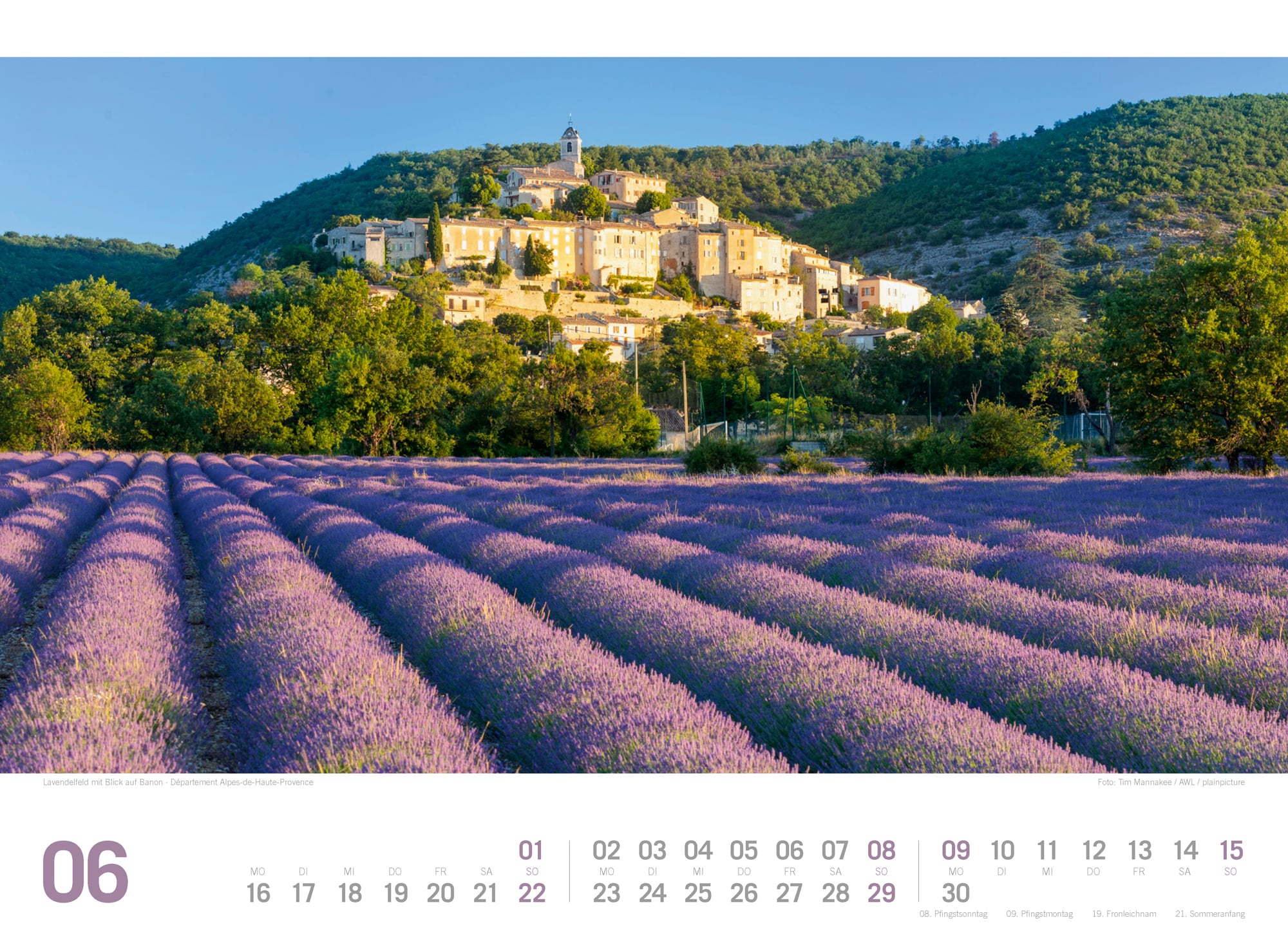 Ackermann Kalender Provence ReiseLust 2025 - Innenansicht 06
