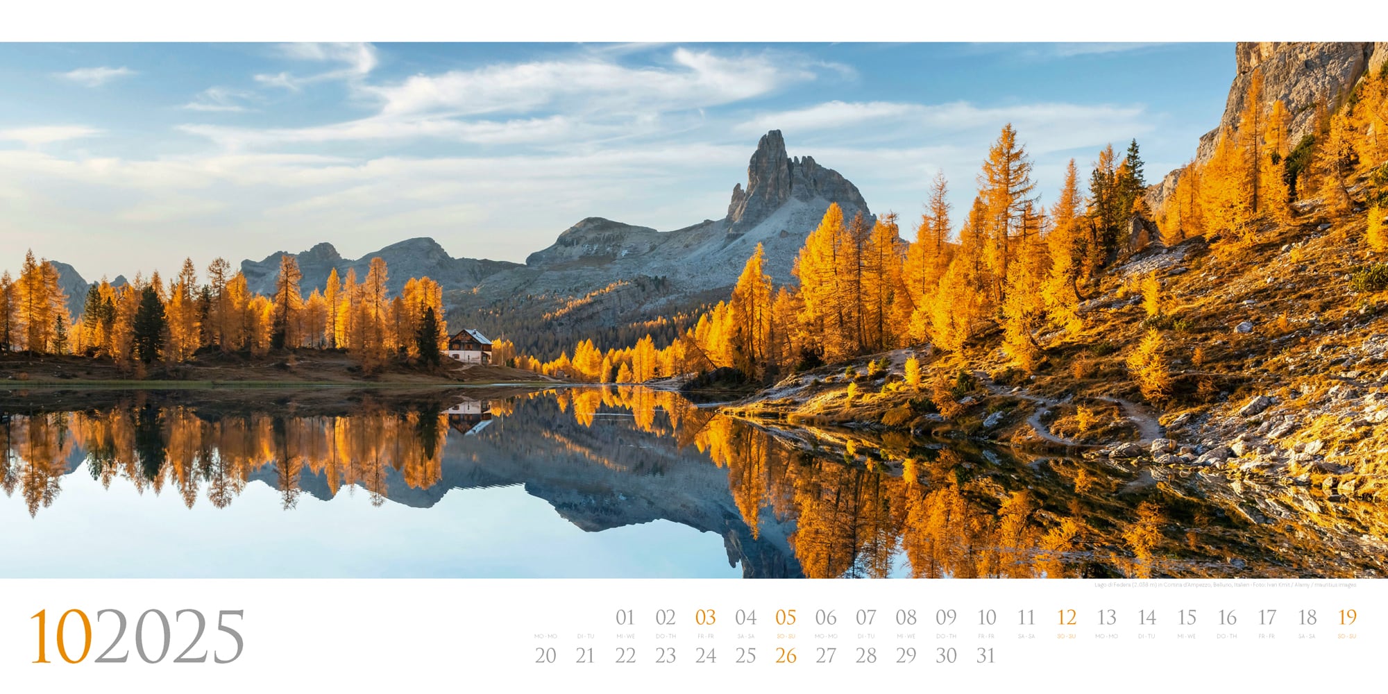 Ackermann Calendar Dolomites 2025 - Inside View 10