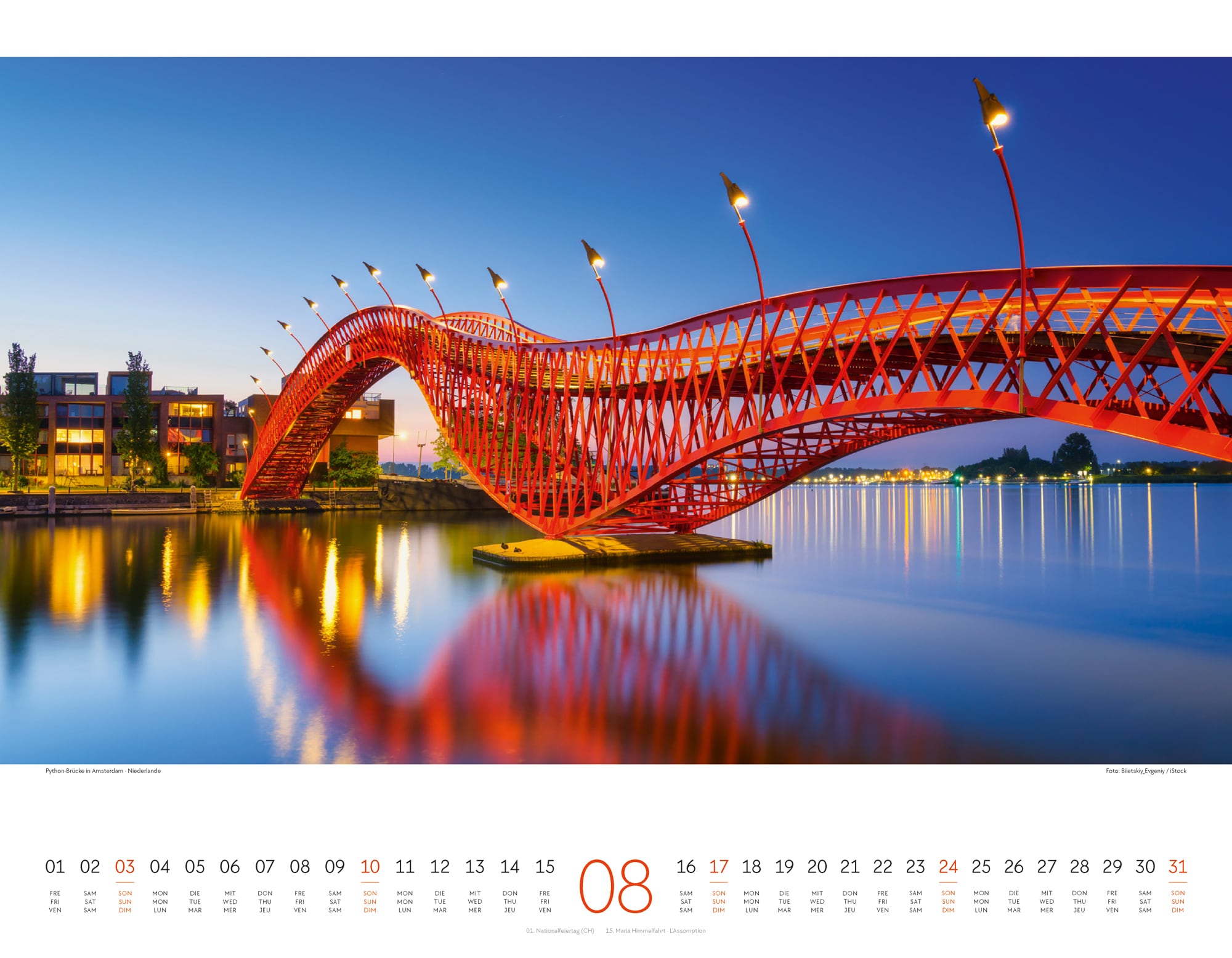 Ackermann Calendar Bridges 2025 - Inside View 08