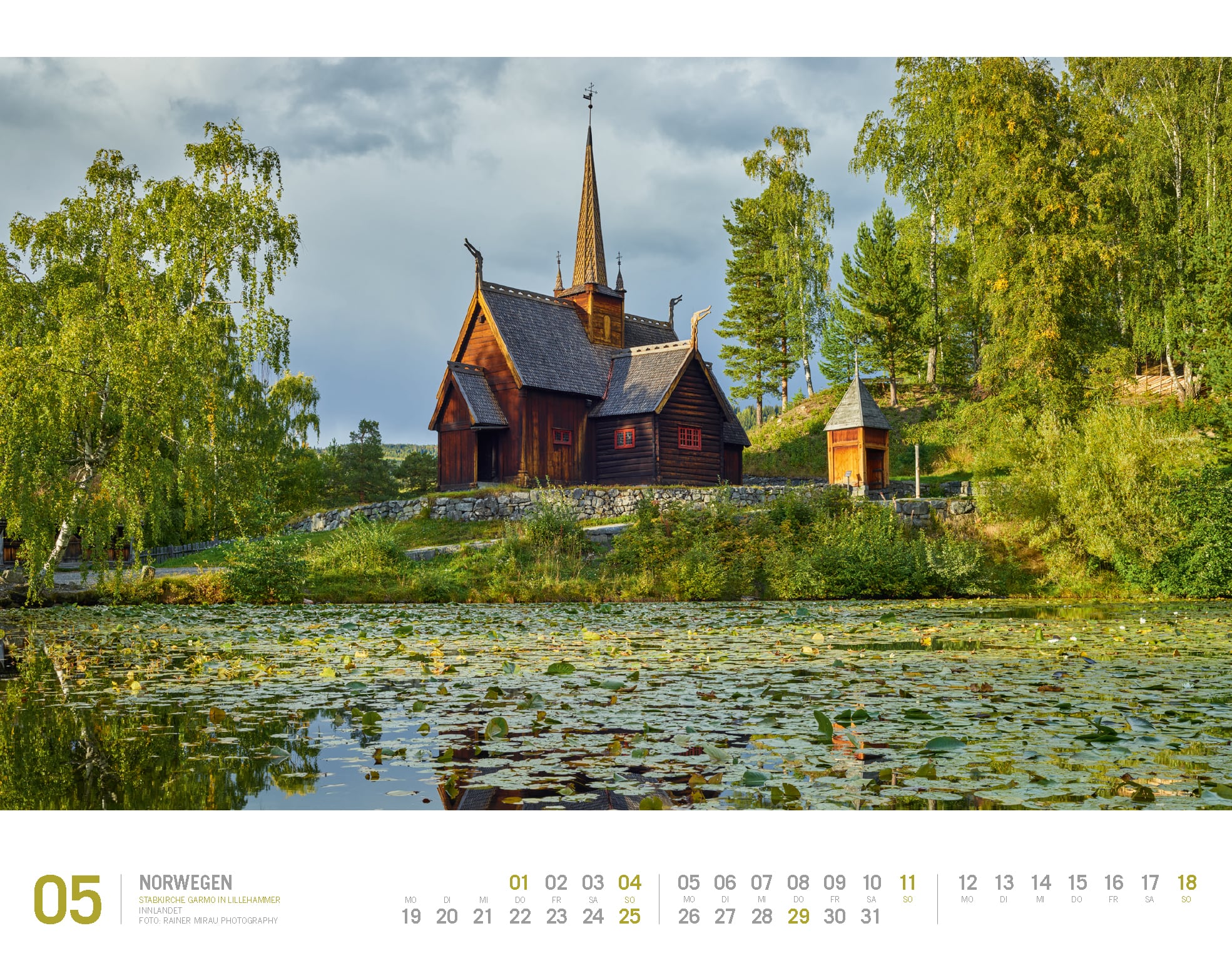 Ackermann Kalender Norwegen 2025 - Innenansicht 05