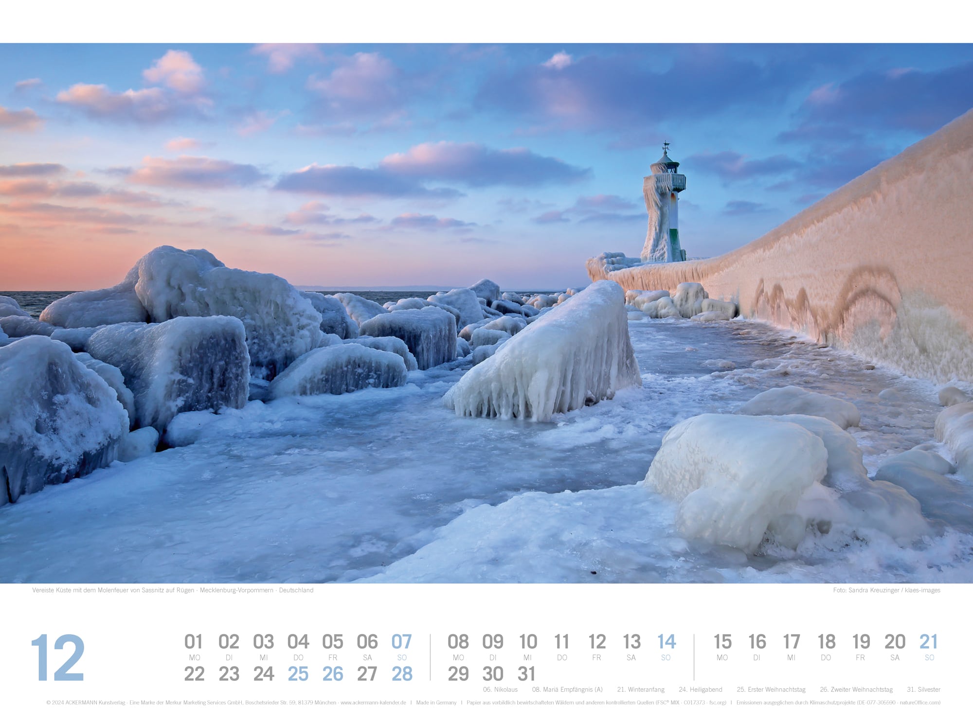 Ackermann Calendar Baltic Sea 2025 - Inside View 12