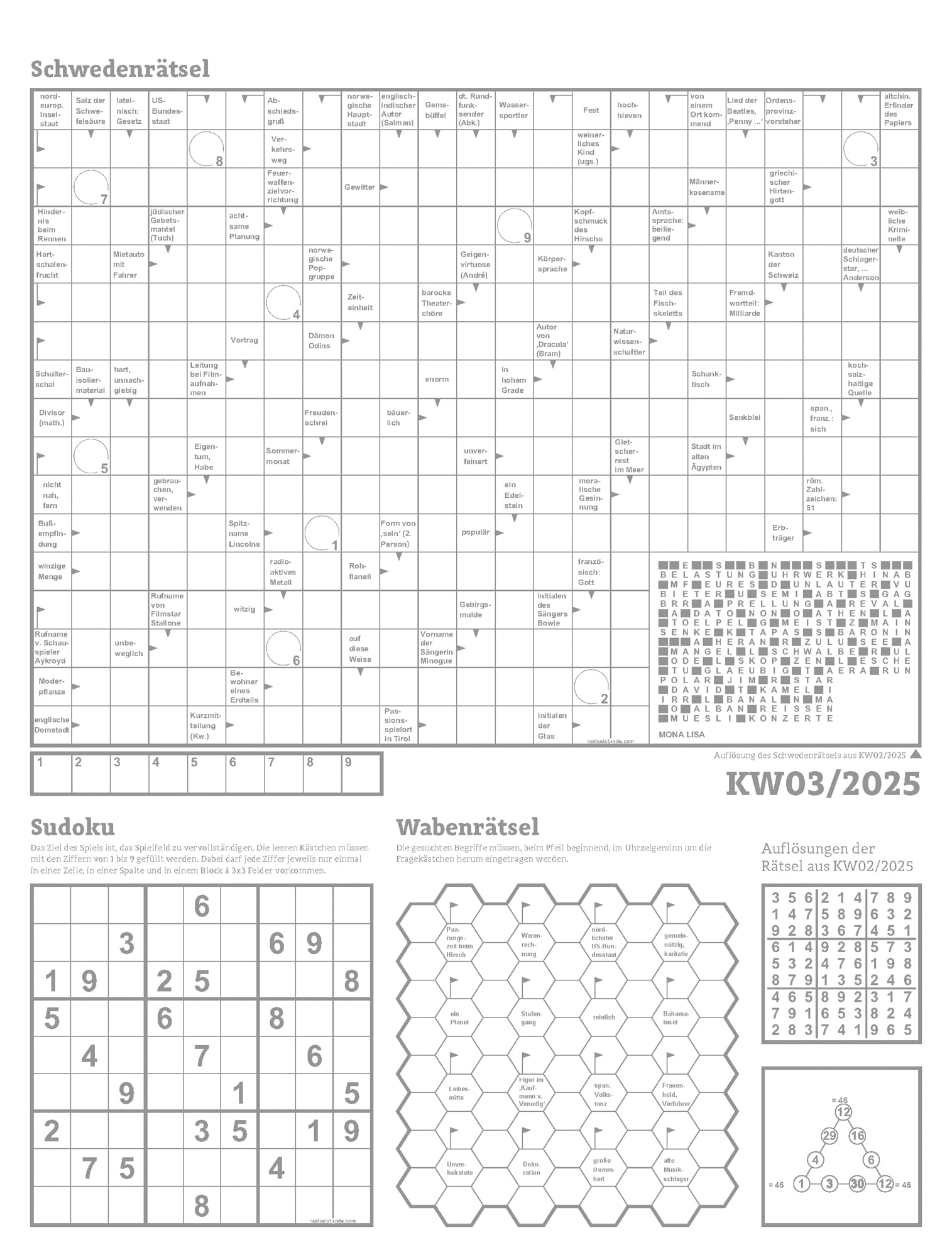 Ackermann Calendar Ars Floralis 2025 - Weekly Planner - Inside View 06