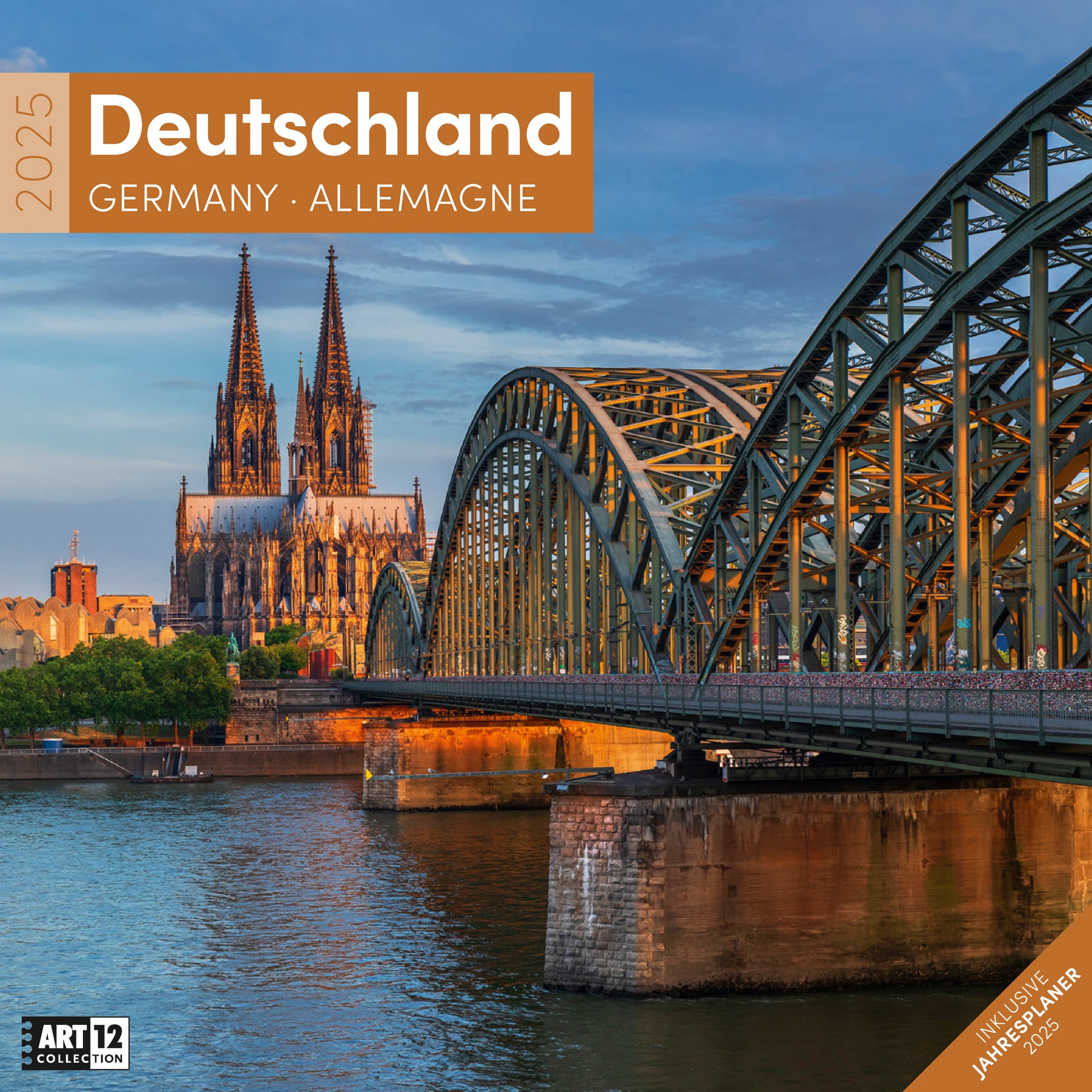 Art12 Collection Calendar Germany 2025 - 30x30 - Cover Page